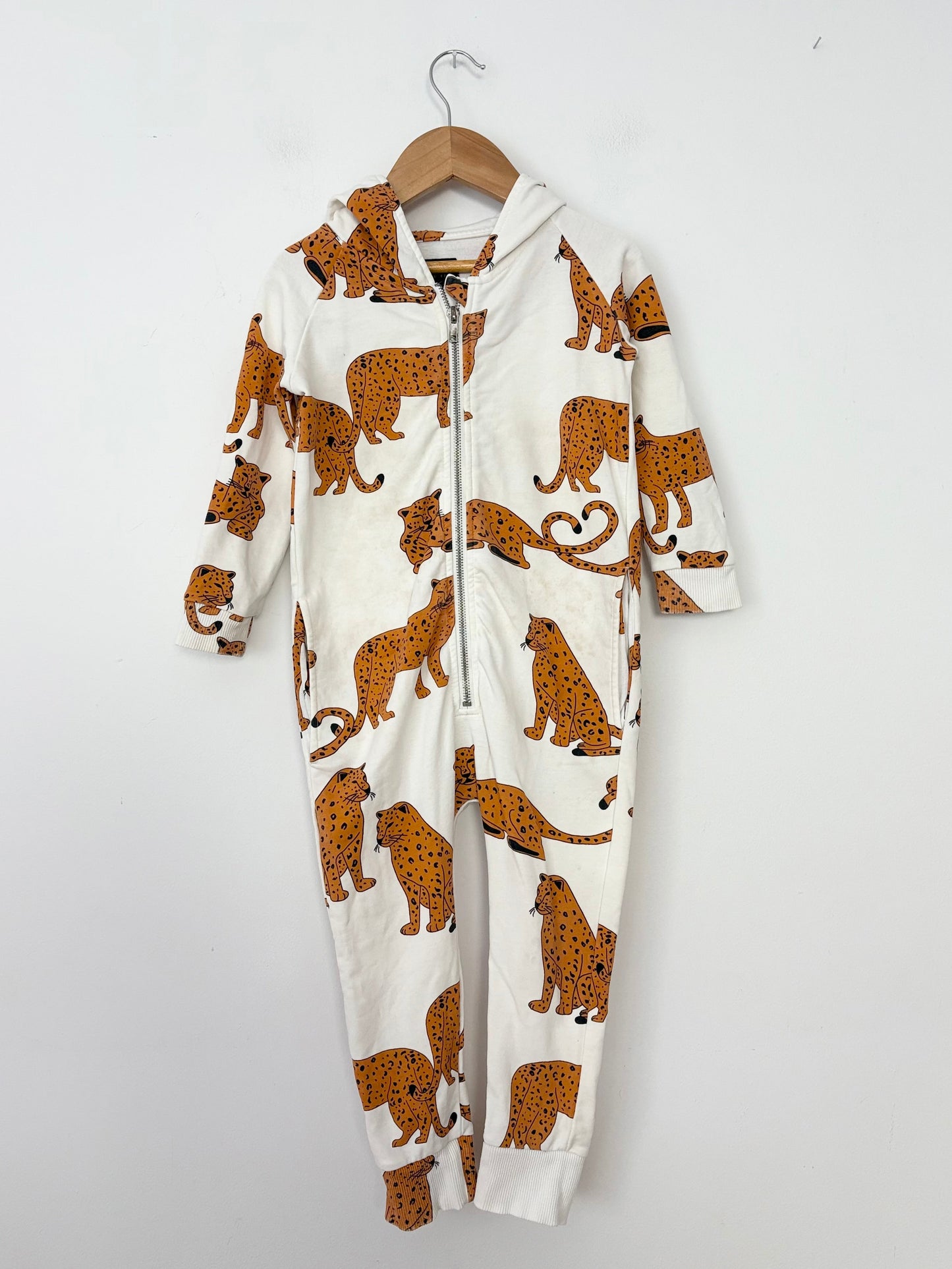 Hugo loves tiki zip up jumpsuit 18/24 months