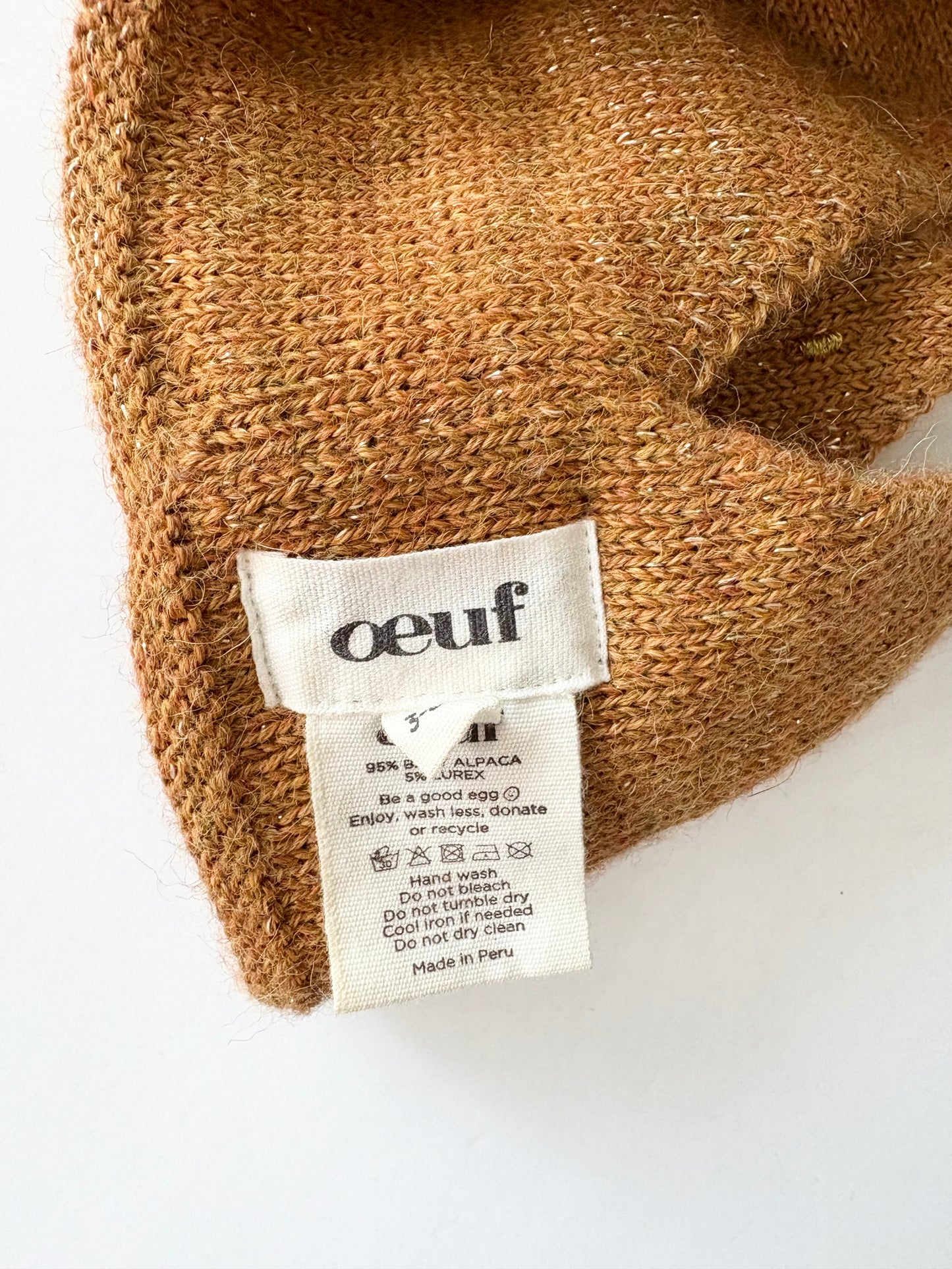 Oeuf wool crown 3-6Y