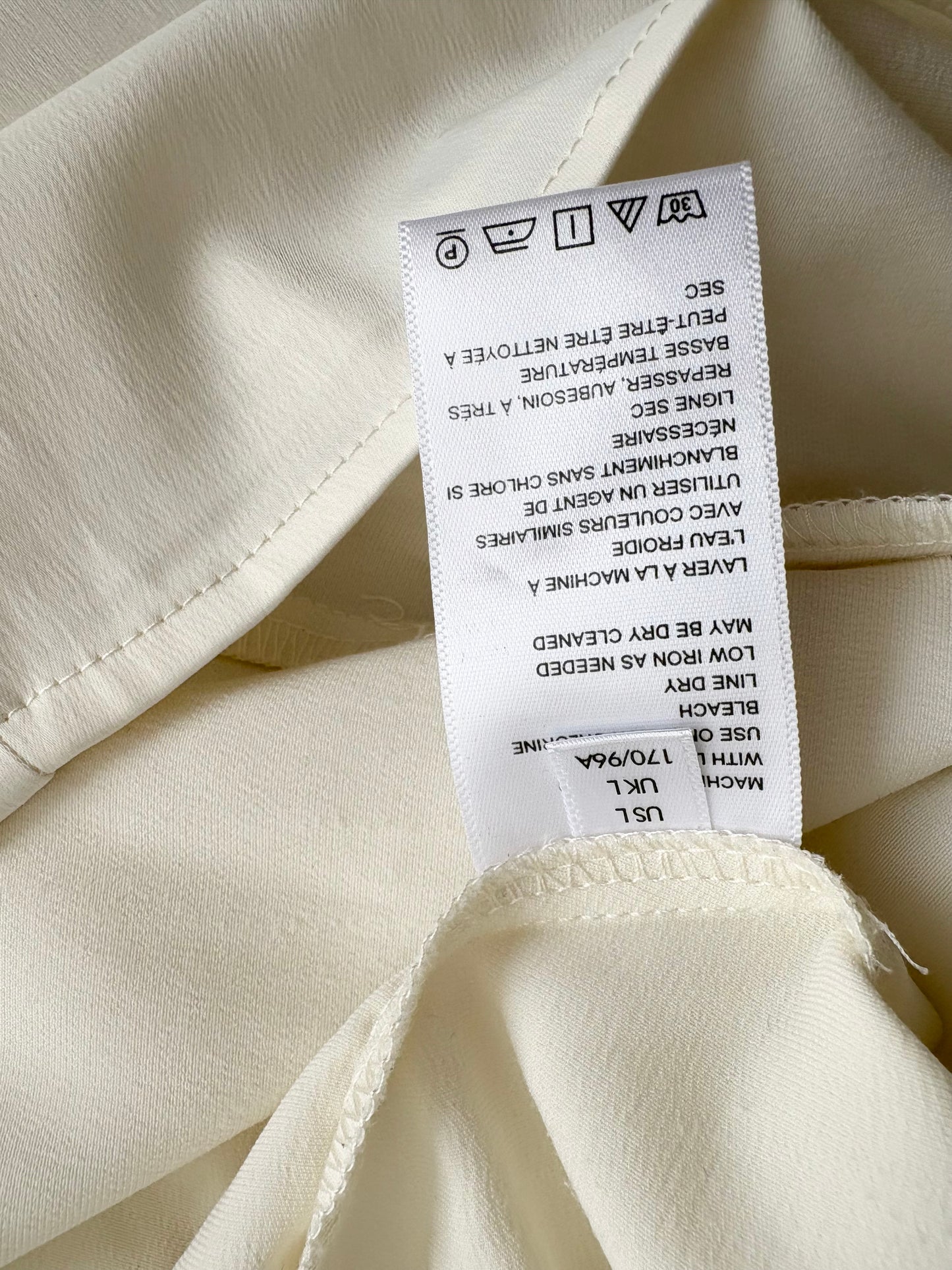 Urban Outfitters Mallory cream cowl neck slip dress Large