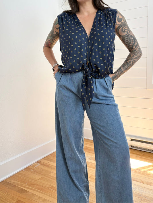 Free People Mornings in Marrakesh blouse Medium