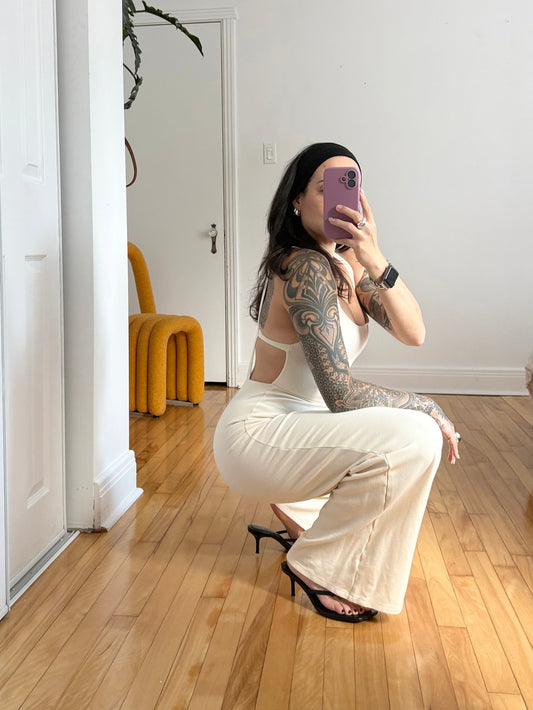 American Apparel Harper wide leg jumpsuit Small