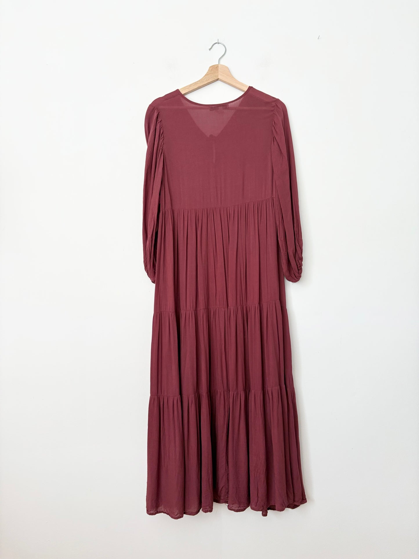 Young, Fabulous & Broke dawn tiered maxi dress Small