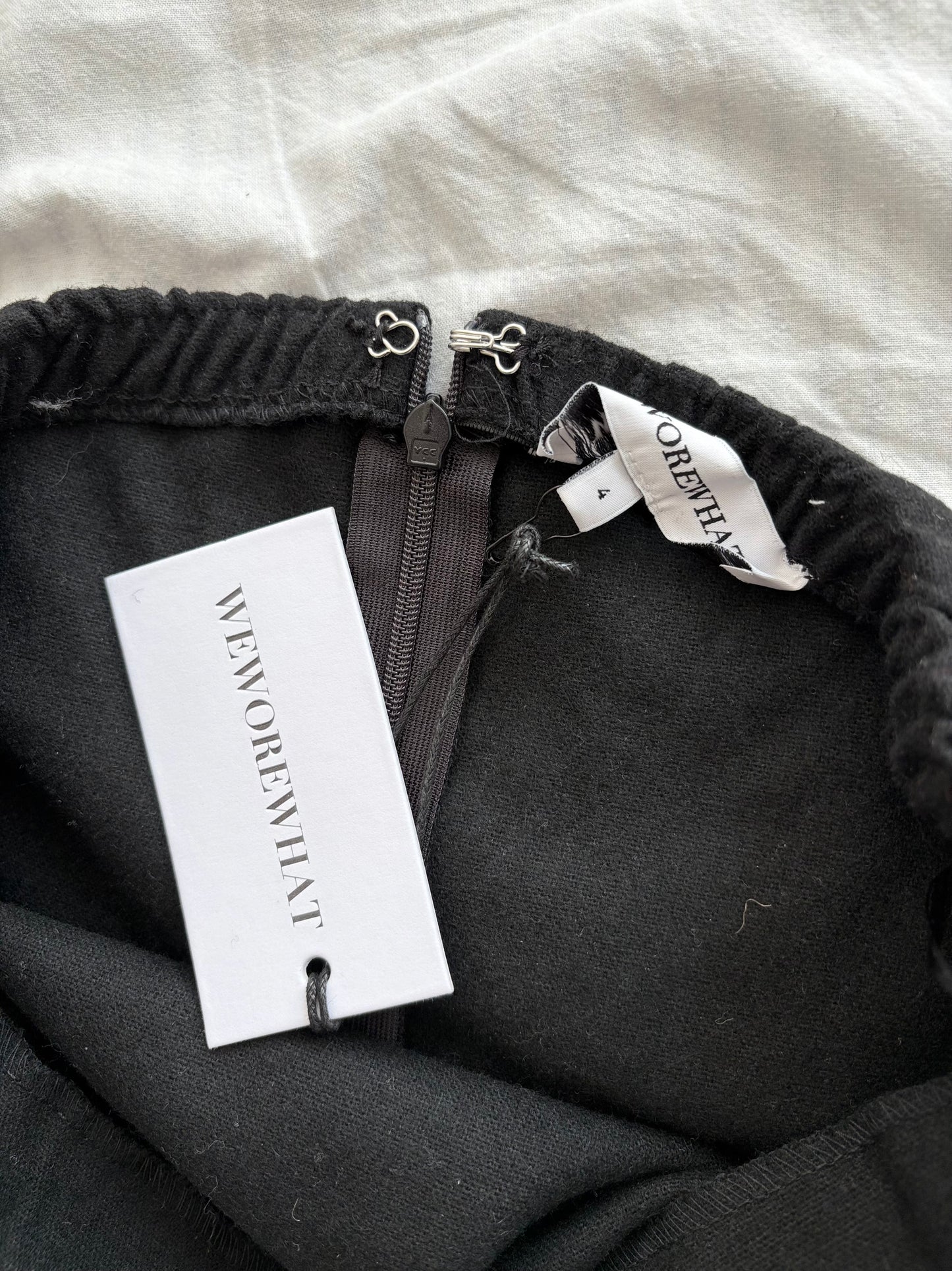 Haut tube coupe A en mélange de laine Weworewhat Small