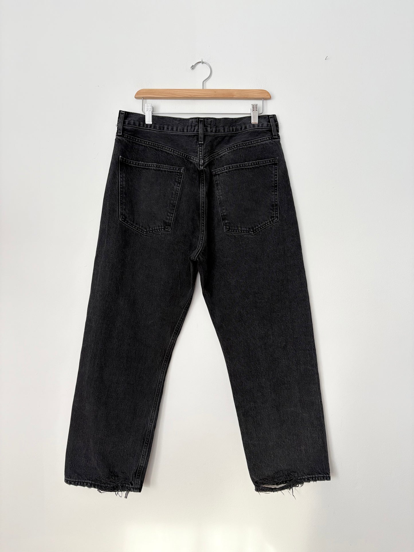 Agolde black 90s crop denim W30/31