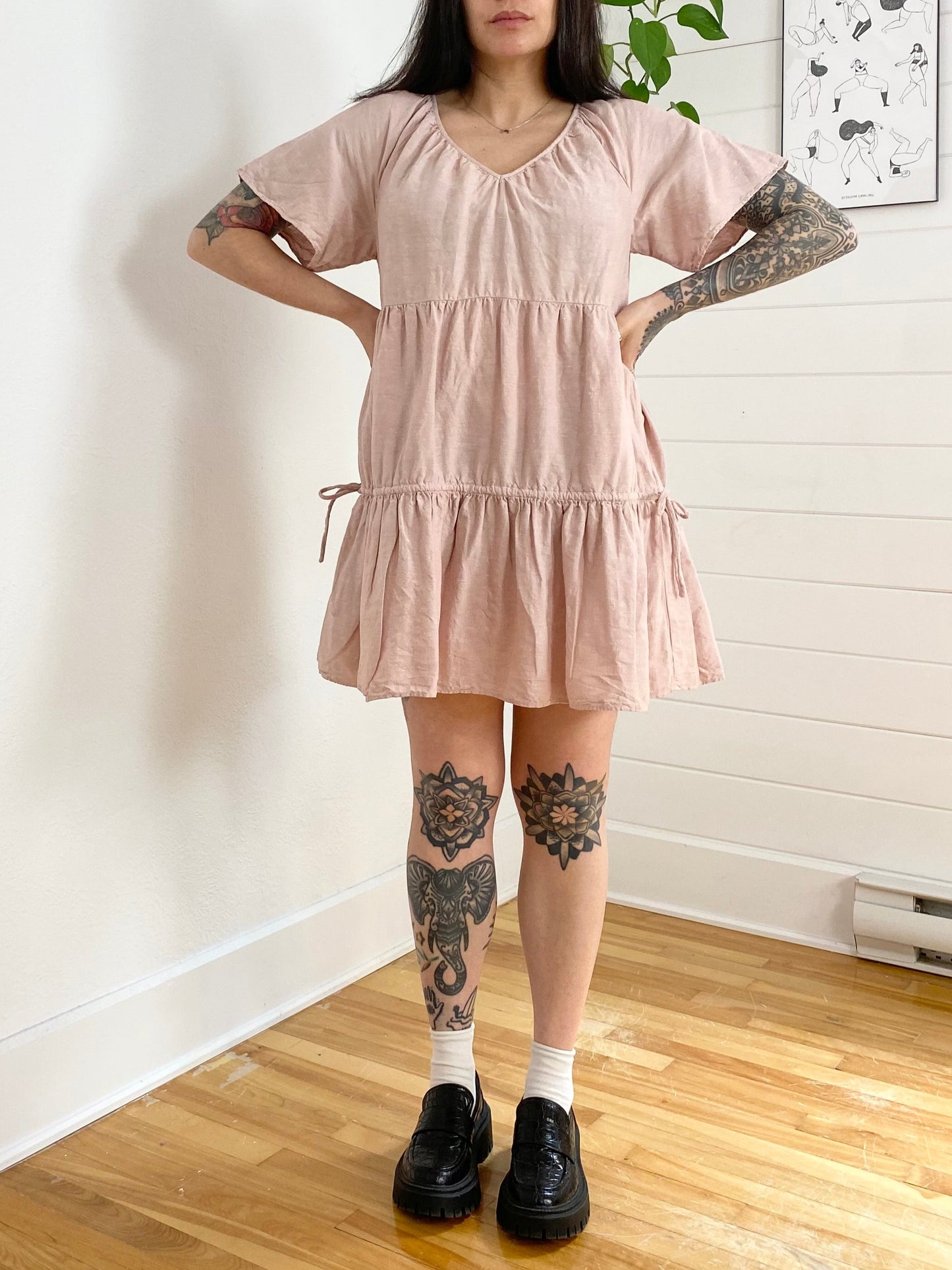 Mini-robe Lorelei en lin mélangé Madewell Medium