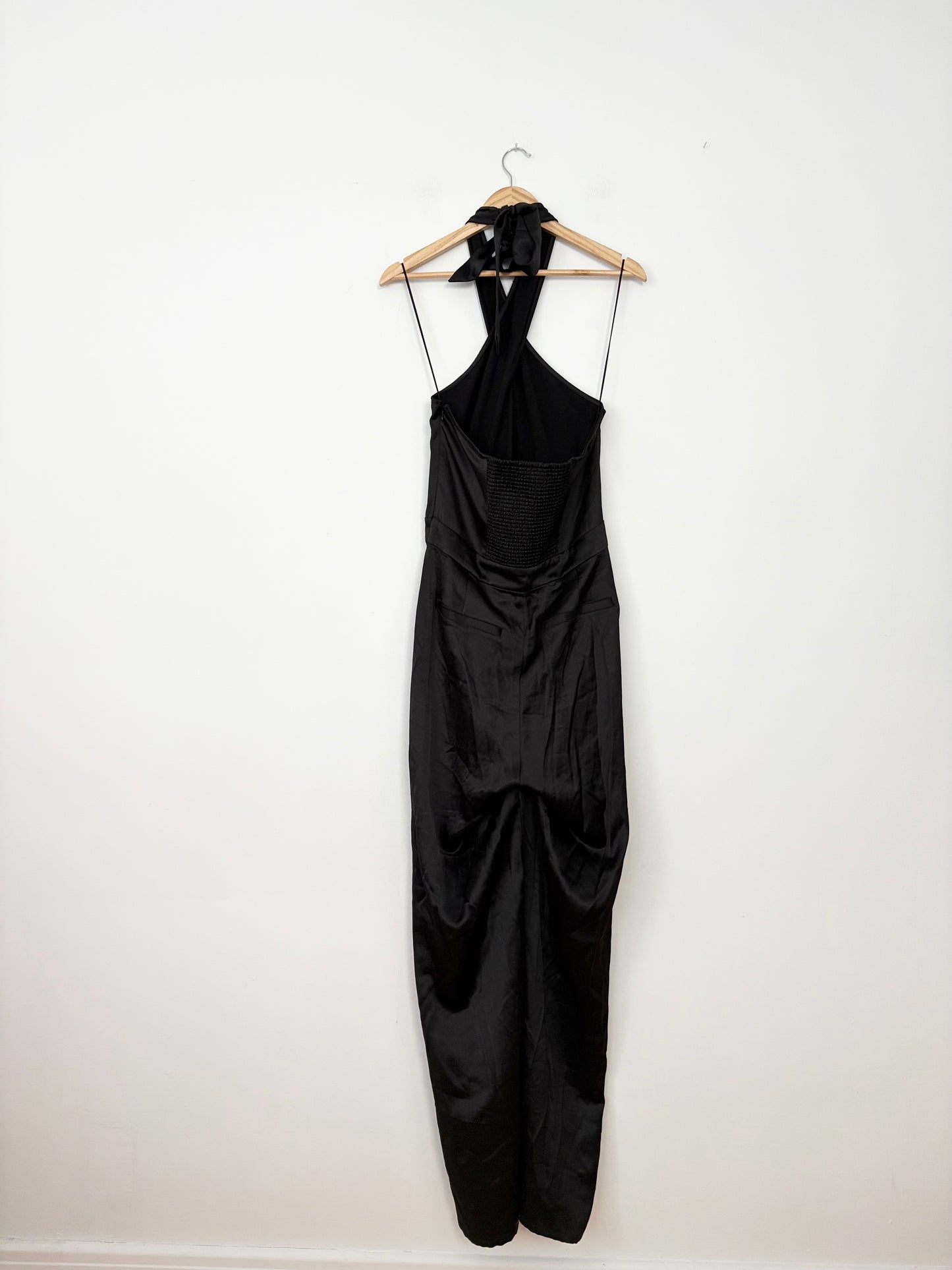 Paige Alimara wide leg satin jumpsuit Large