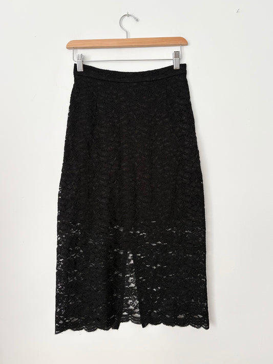 Babaton Wilbur lace pencil skirt XS