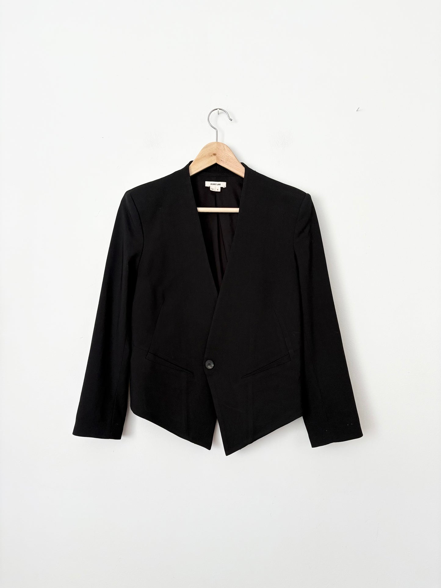 Blazer de smoking en laine Helmut Lang, taille moyenne