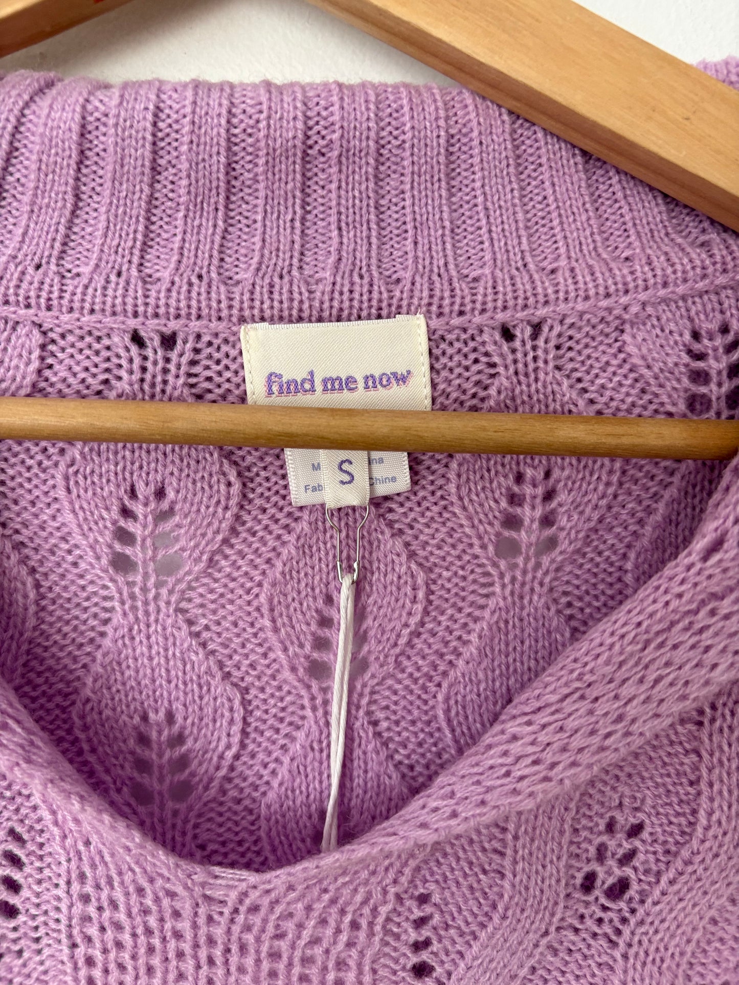 Find me now Cher knit top Small