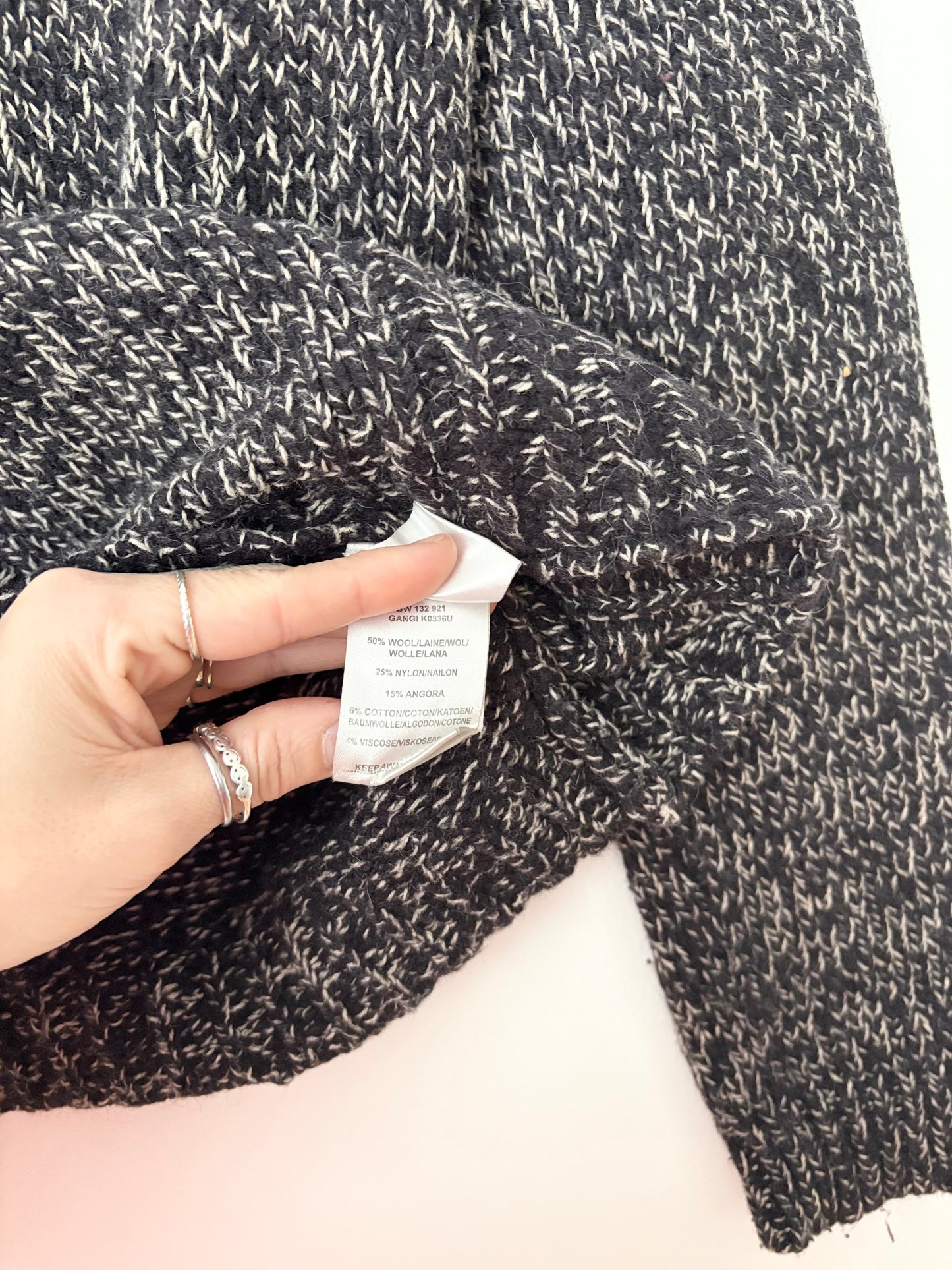 Bellerose wool blend marled knit sweater S/M