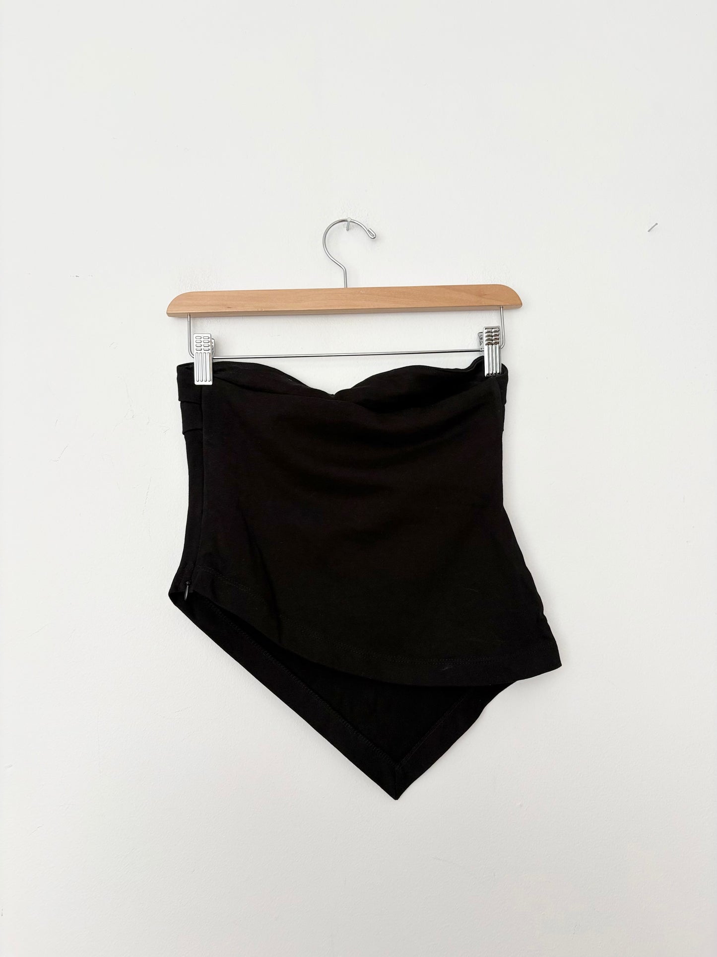 Zara asymmetric bandeau top S/M