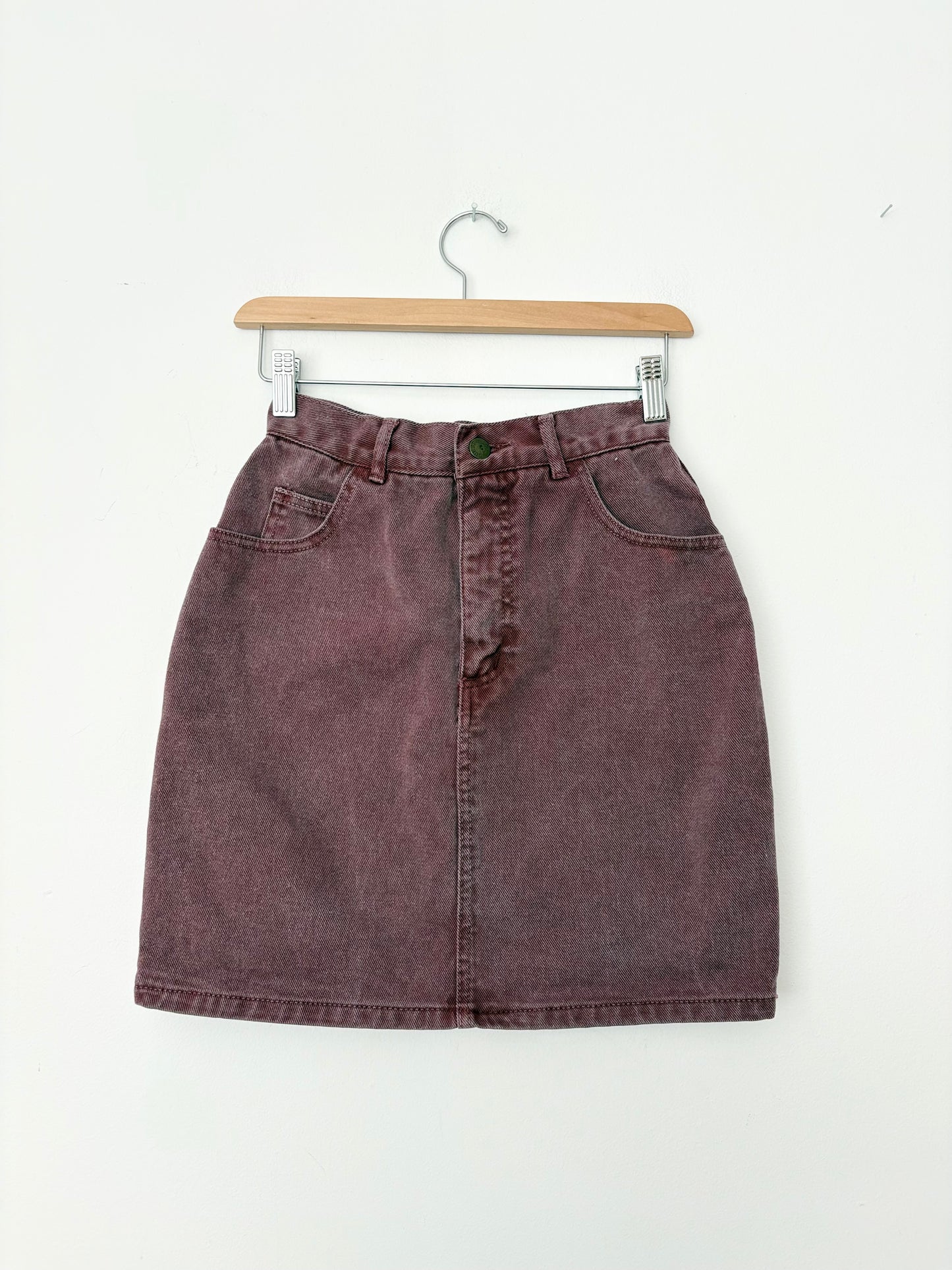 Vintage guess denim mini skirt W24