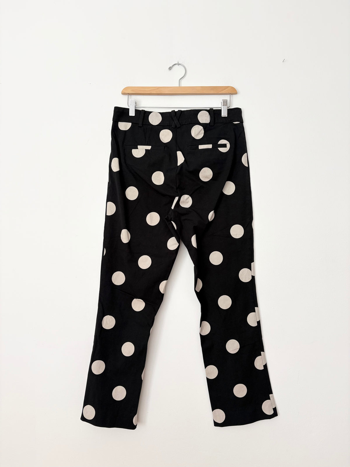 Anthropologie Essential collection polka dot trousers US8
