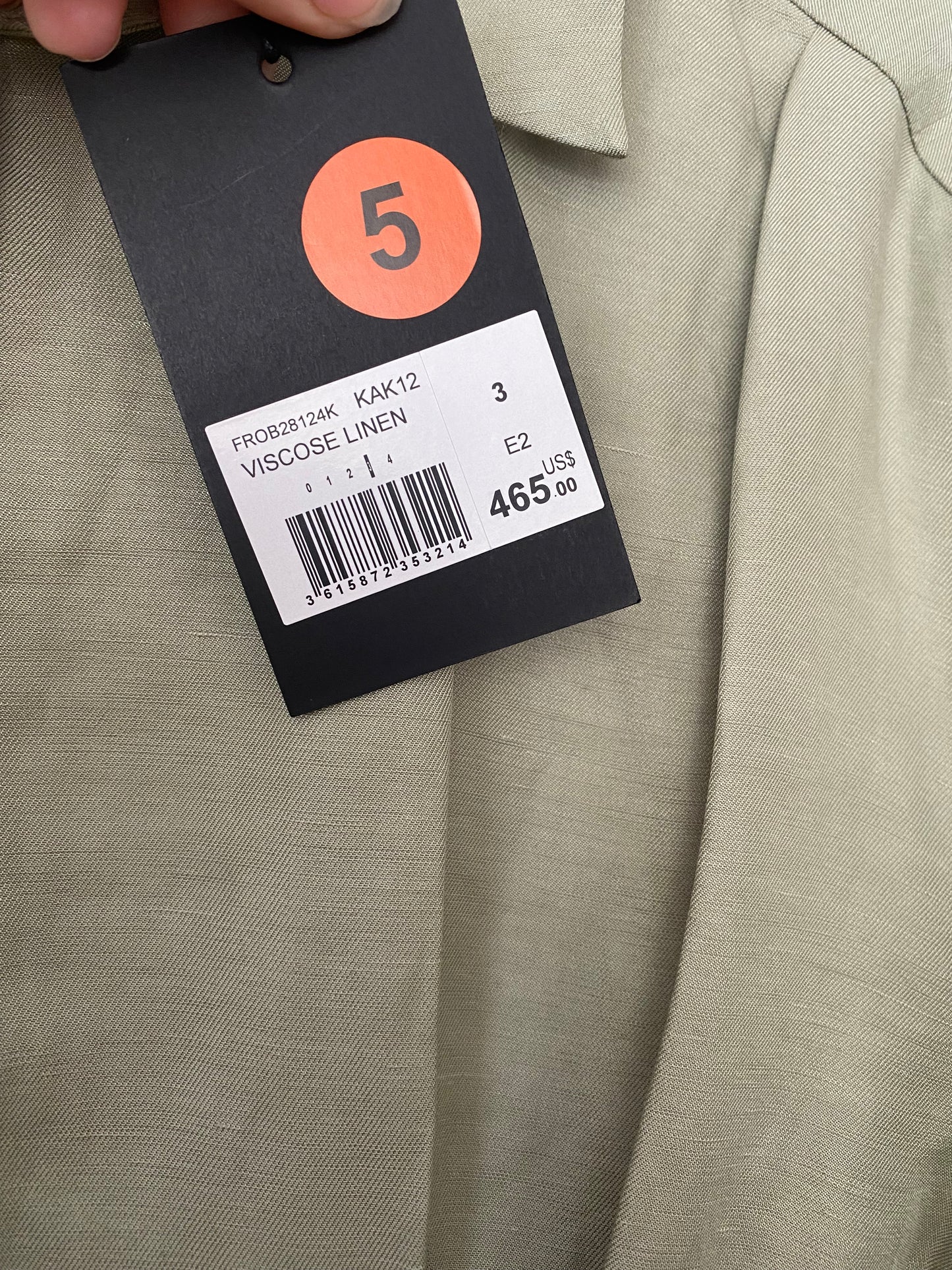 The kooples linen blend tie front dress M/L