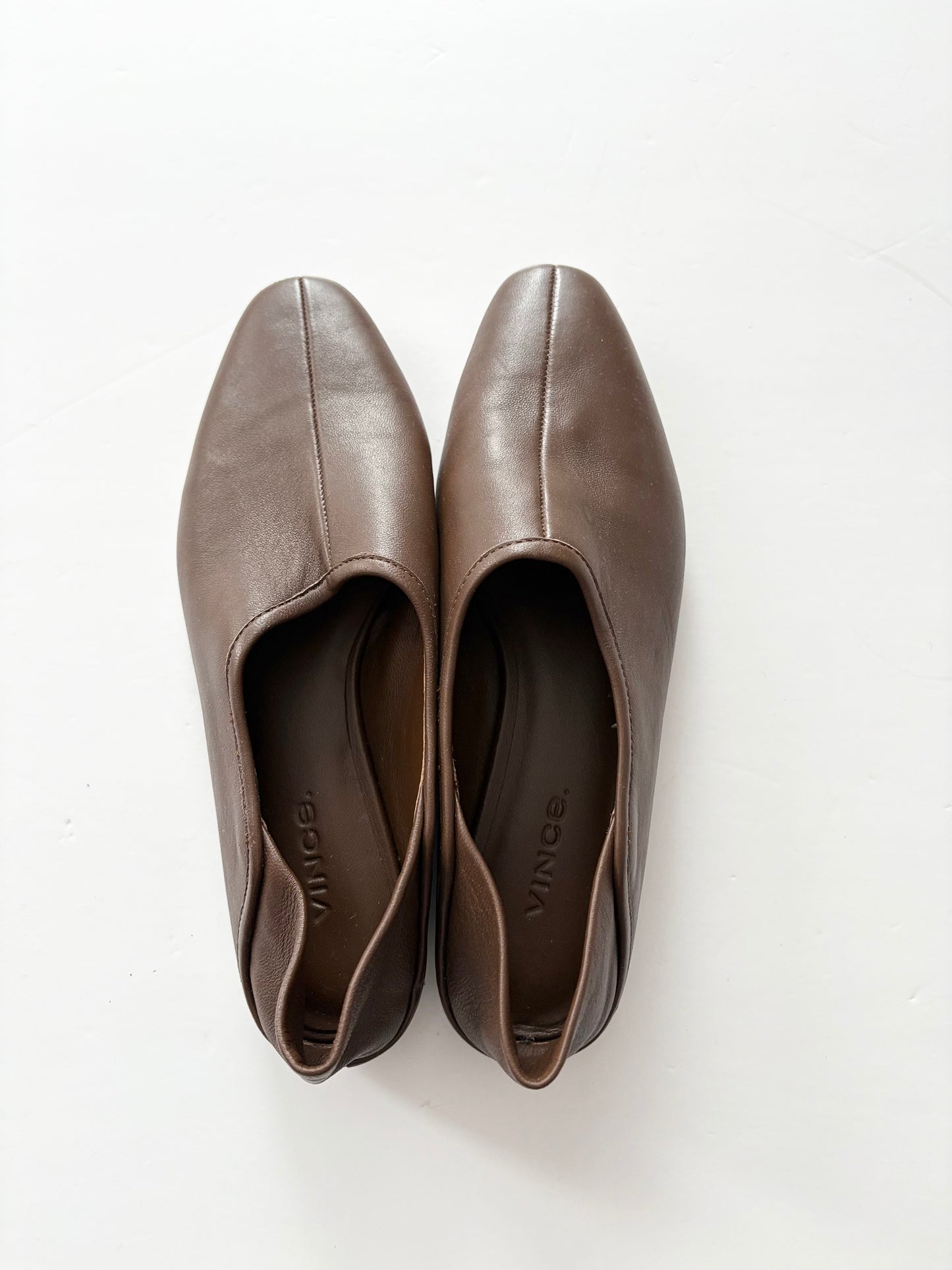 Vince Branine leather flats US5