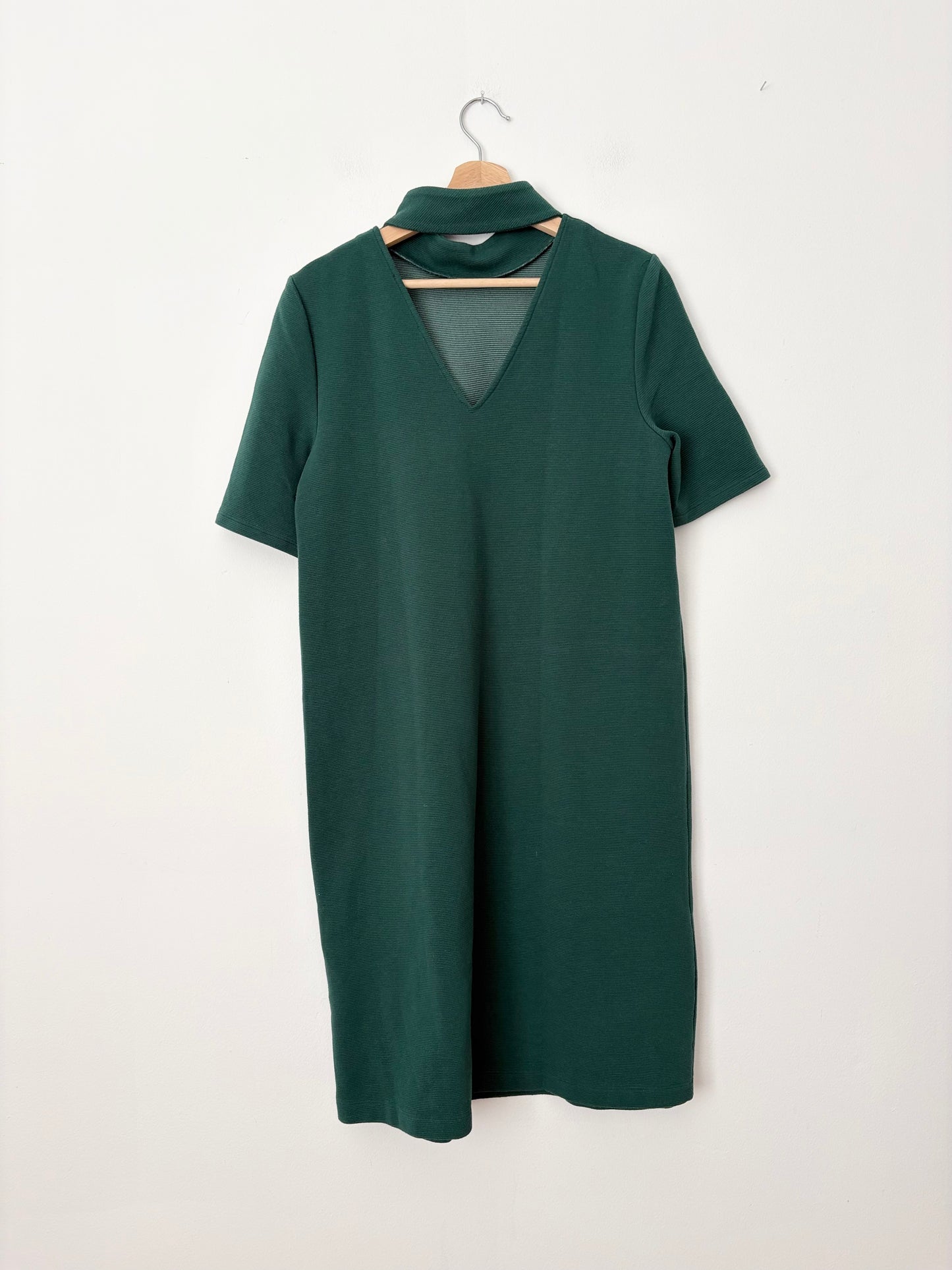 Oui mock neck shift dress Medium