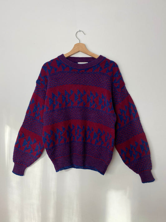 Pull en maille vintage Small