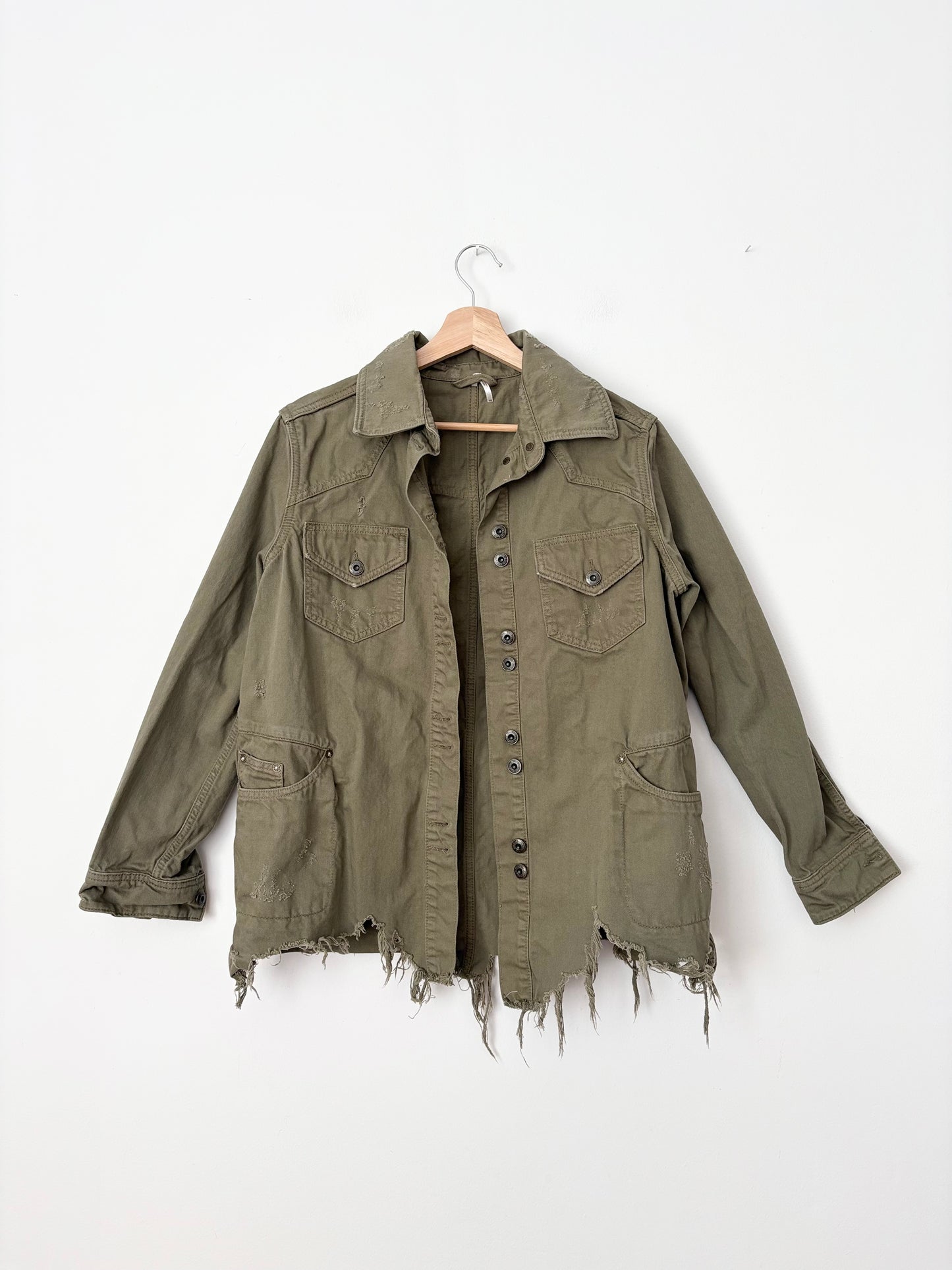 Veste en jean délavée Free People Moonchild, taille XS/S
