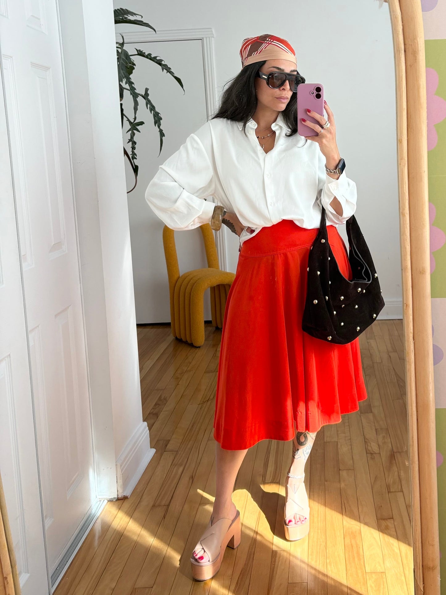 Ba&Sh silver shirt in ecru Medium
