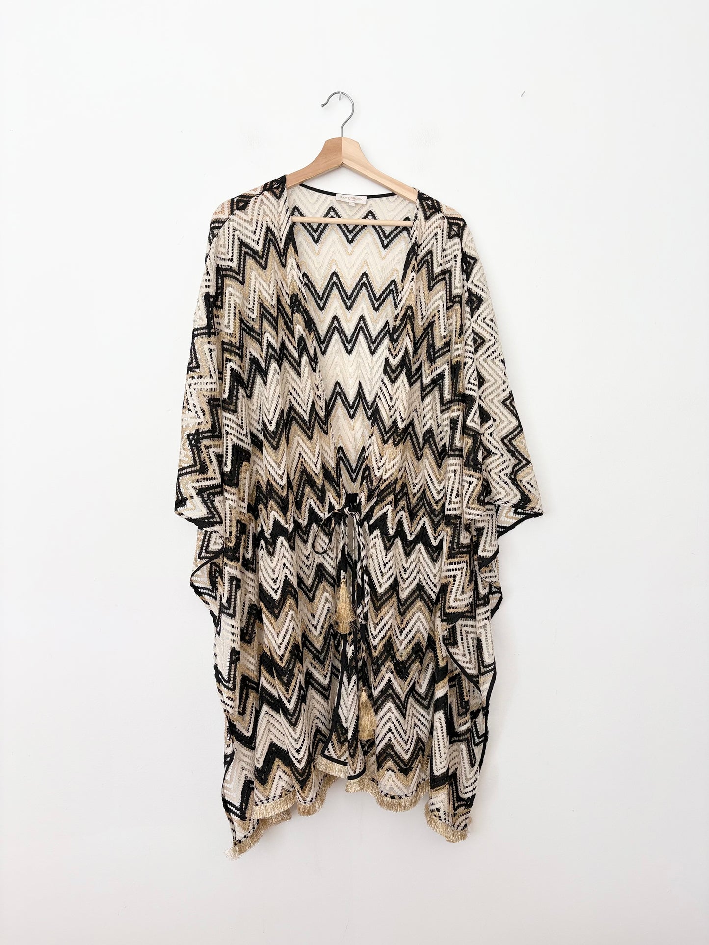 Ramy Brook Mckala paréo tricoté à chevrons XXL