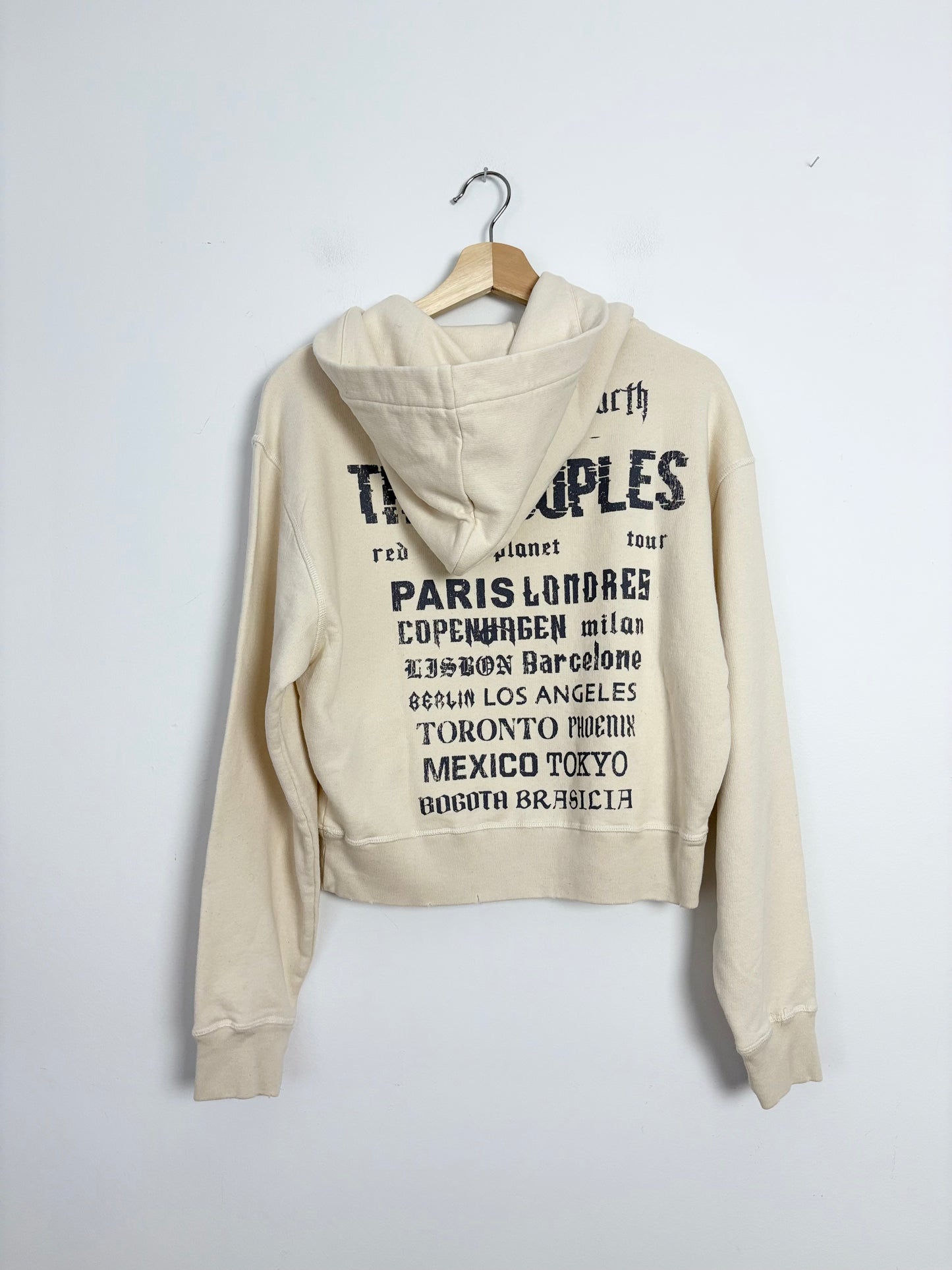The kooples eagle boxy crop hoodie Small