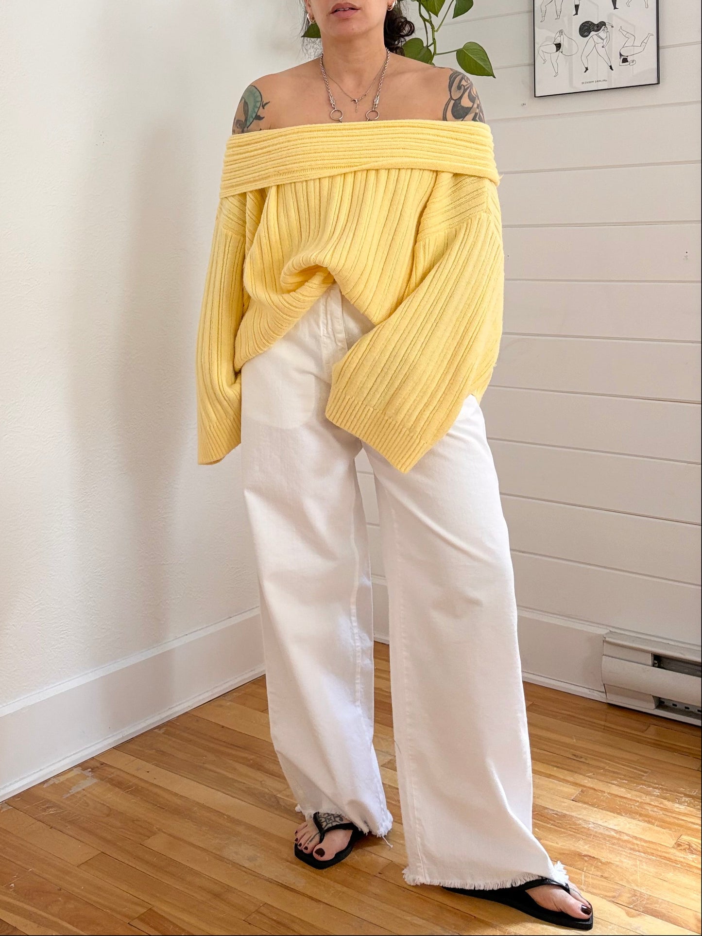 Peppermayo Frederica off shoulder knit L/XL