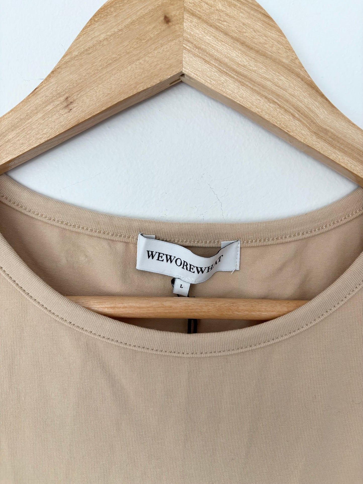 Weworewhat cotton jersey tank Large