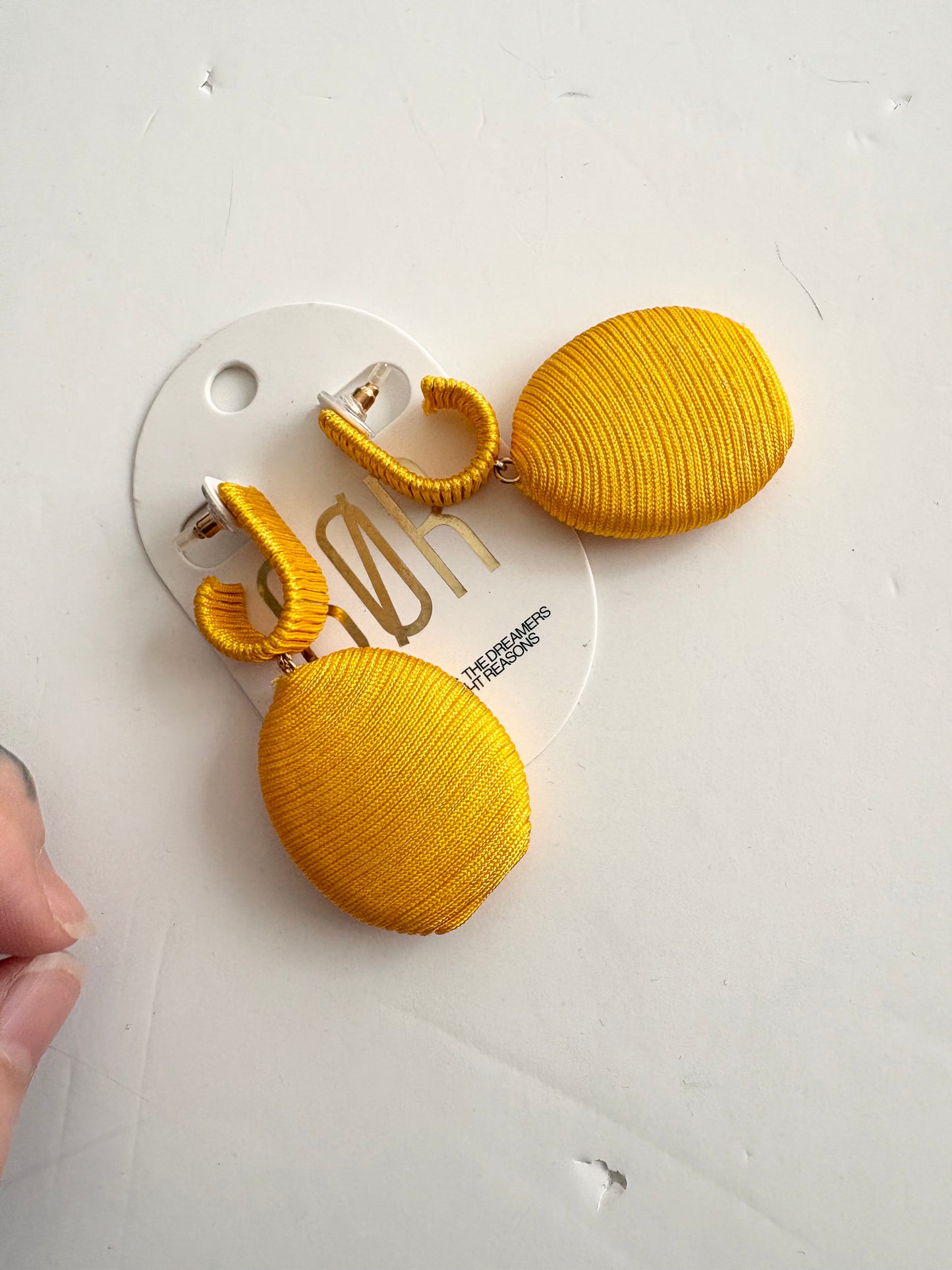8 other reasons yellow pendant earrings