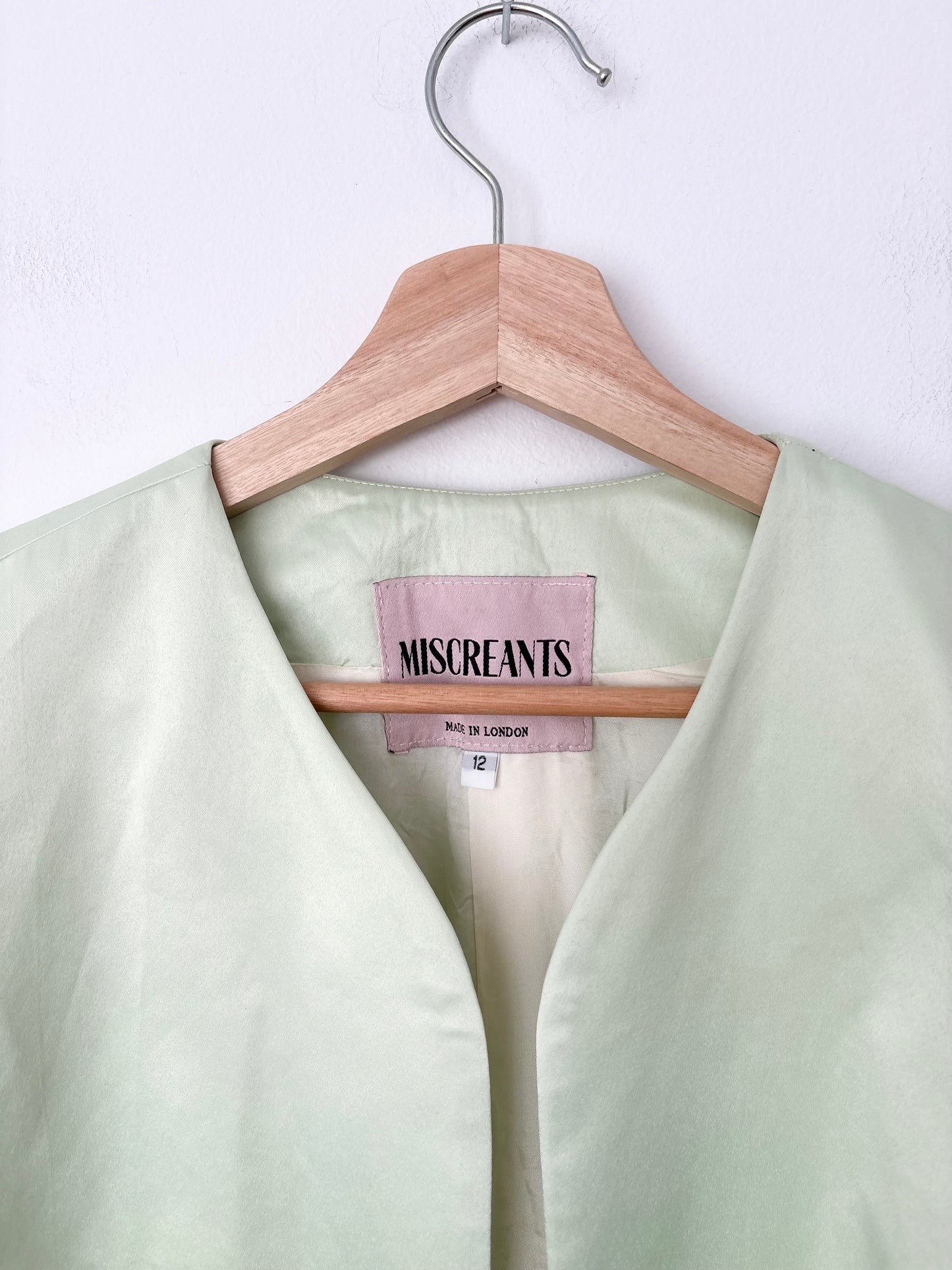 Blazer structuré en satin Miscreants, taille L