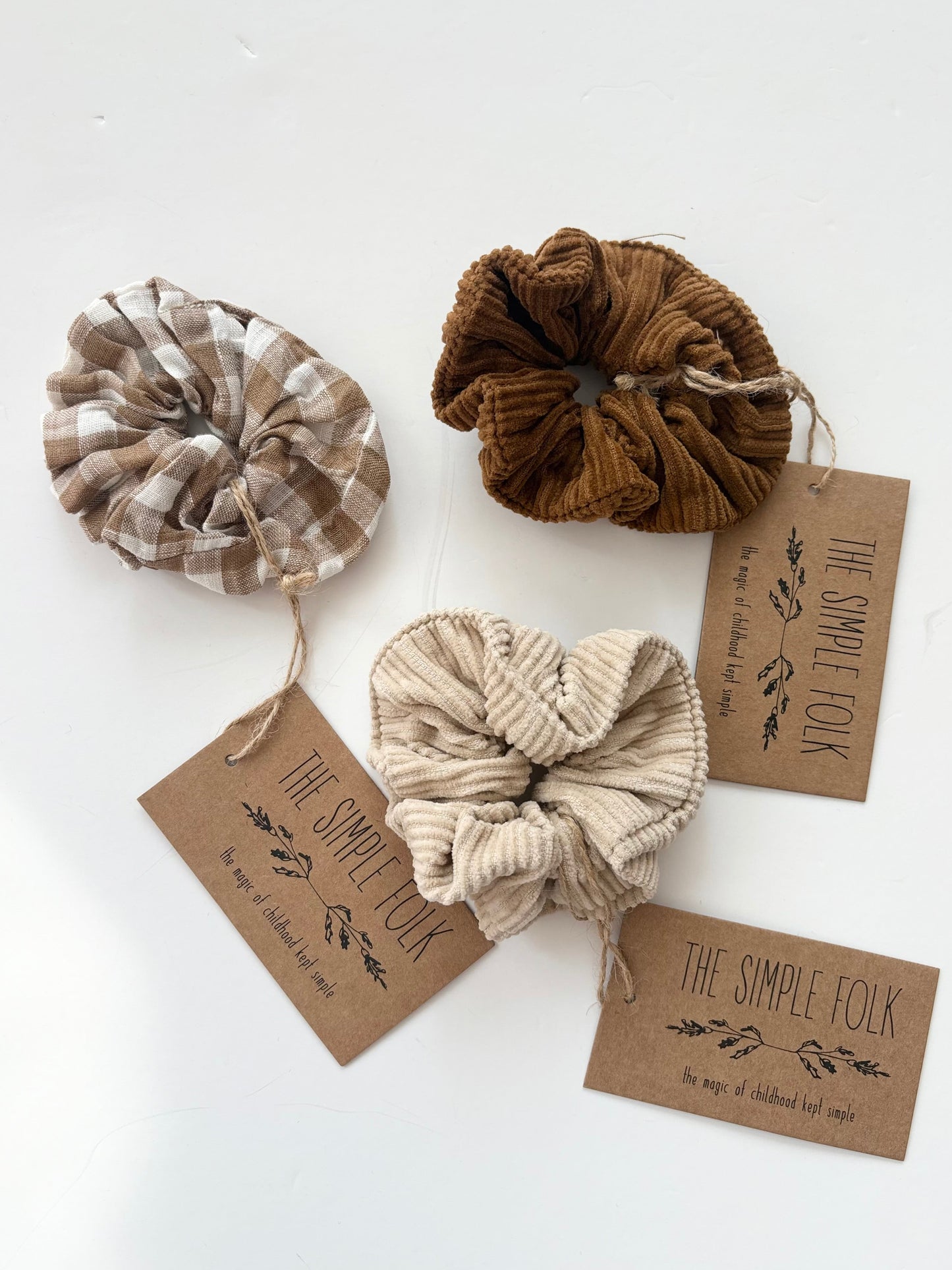 The simple folk scrunchie O/S