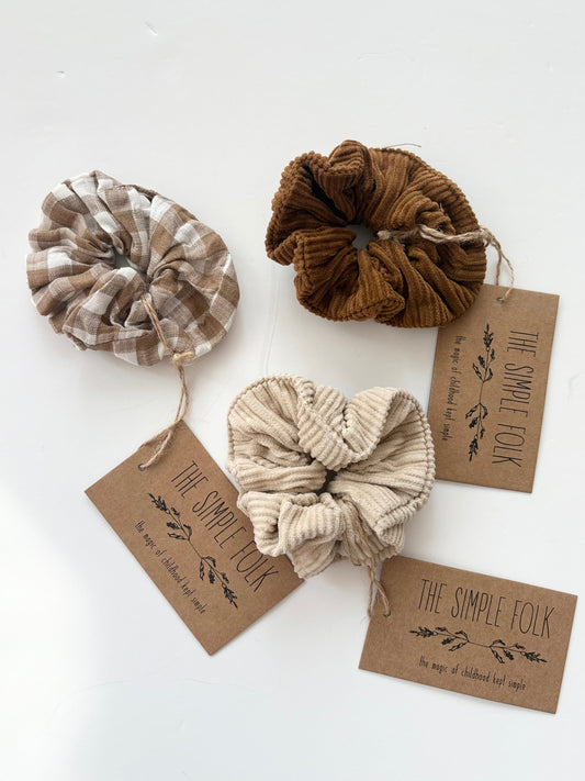 The simple folk scrunchie O/S