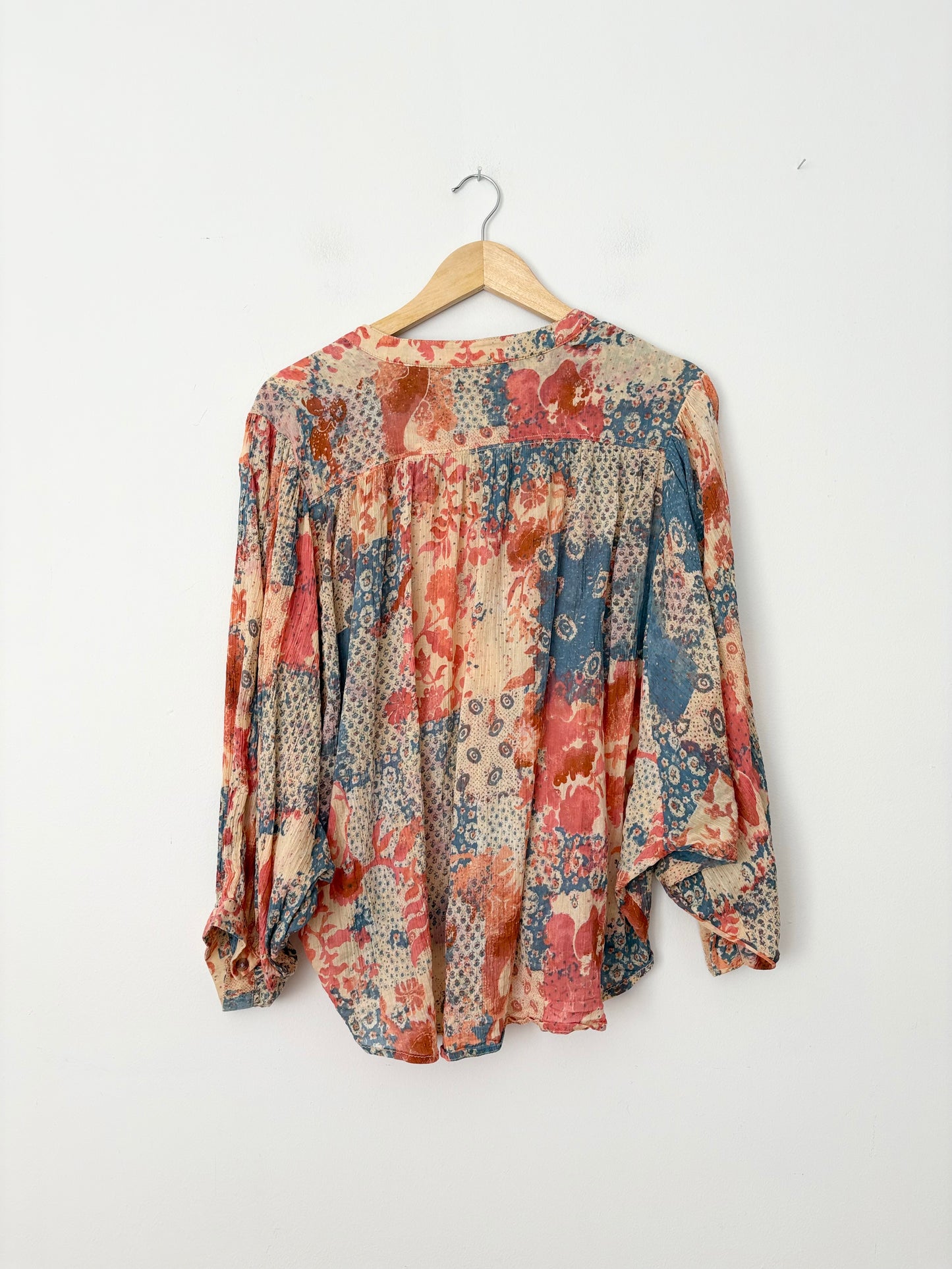 Anthropologie Pilcro printed blouse Medium