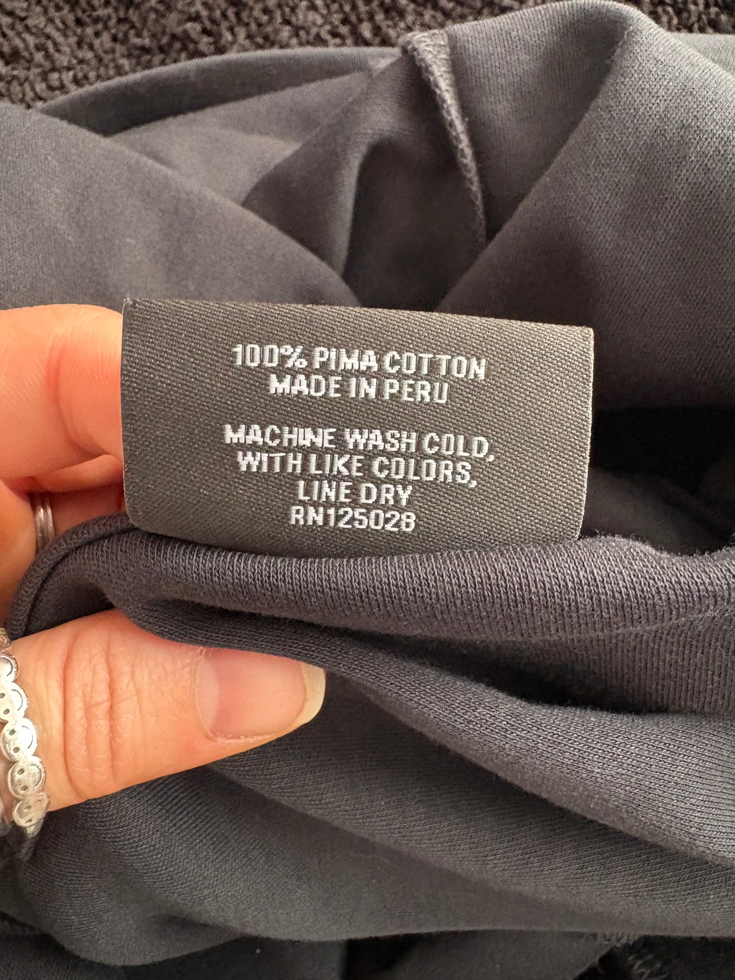 JEFF, pull à col roulé en coton pima Blake, taille XL