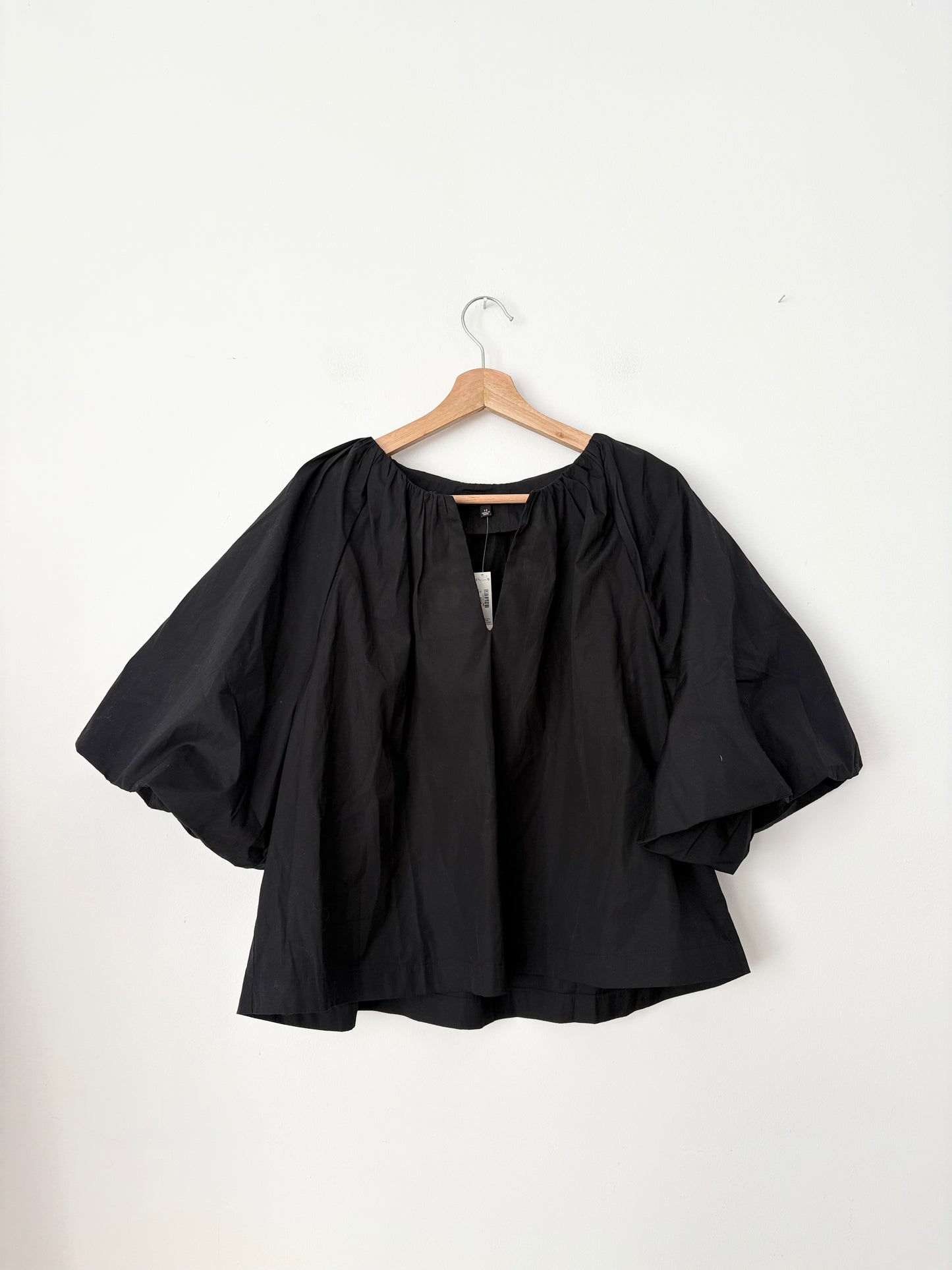 Top Madewell à manches bouffantes en popeline, taille L