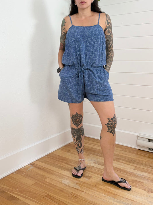 Levis polka dot romper XL