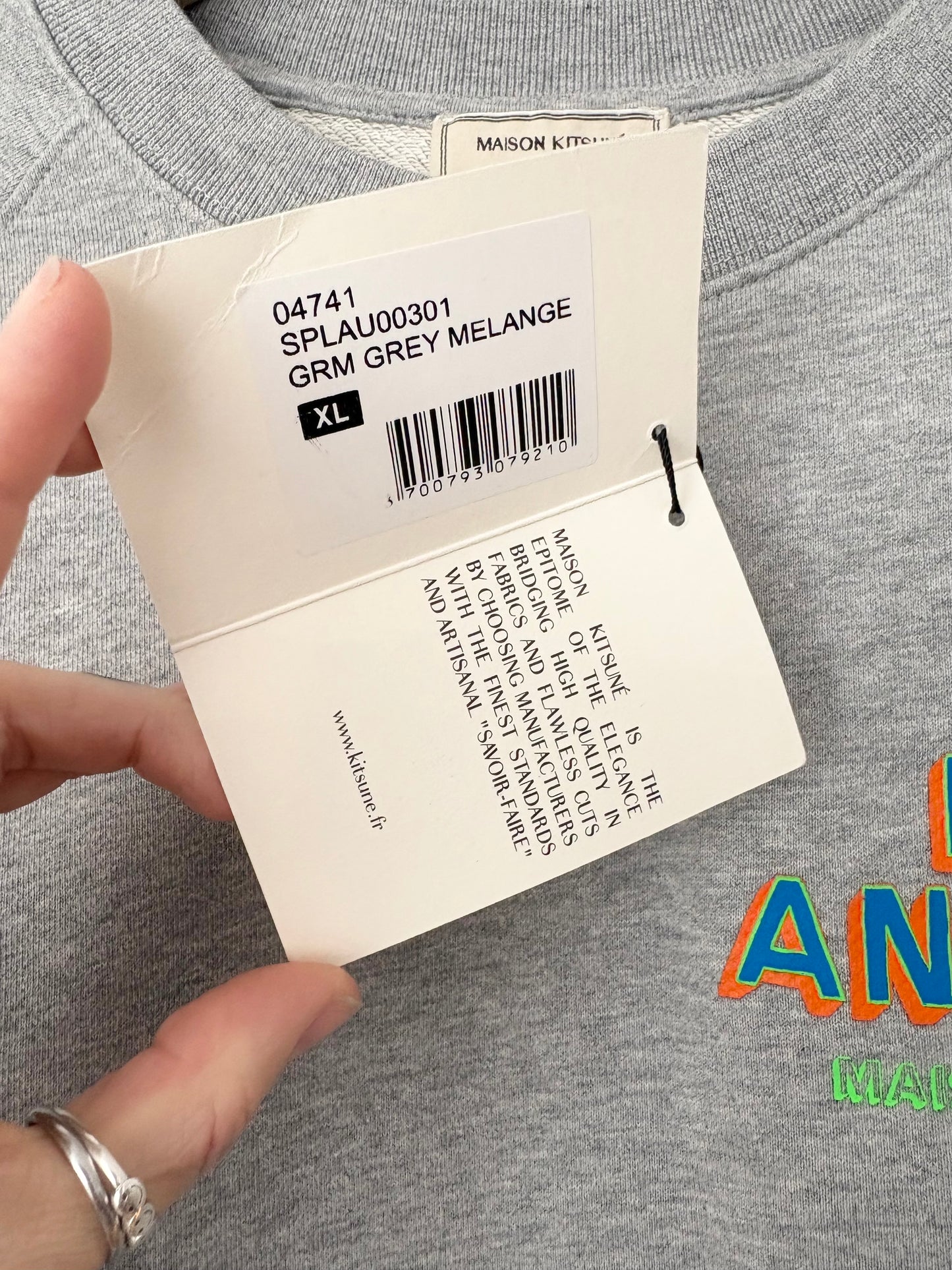 Sweat-shirt Maison Kitsuné Los Angeles XL