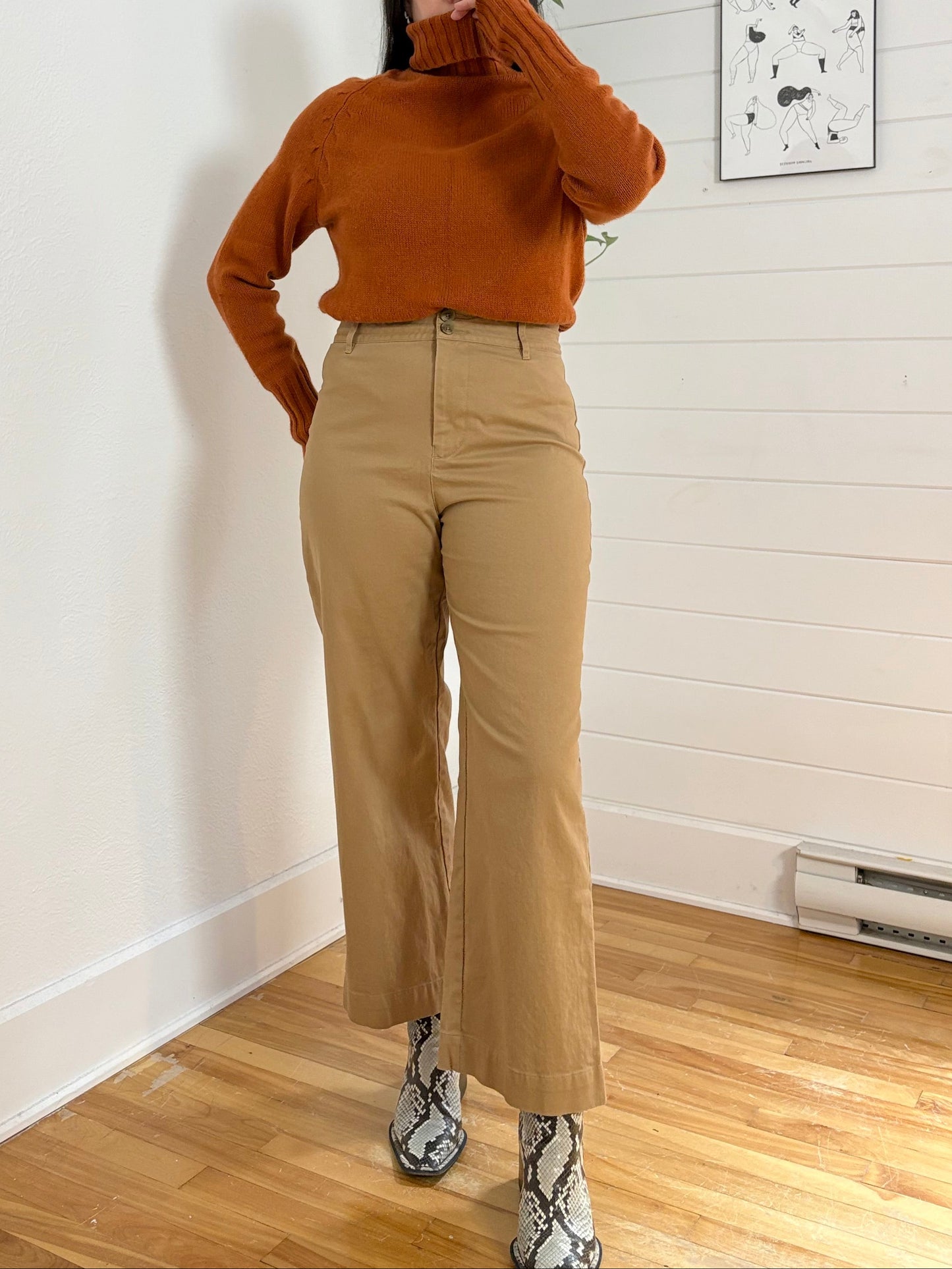 Hudson North crop chinos W28