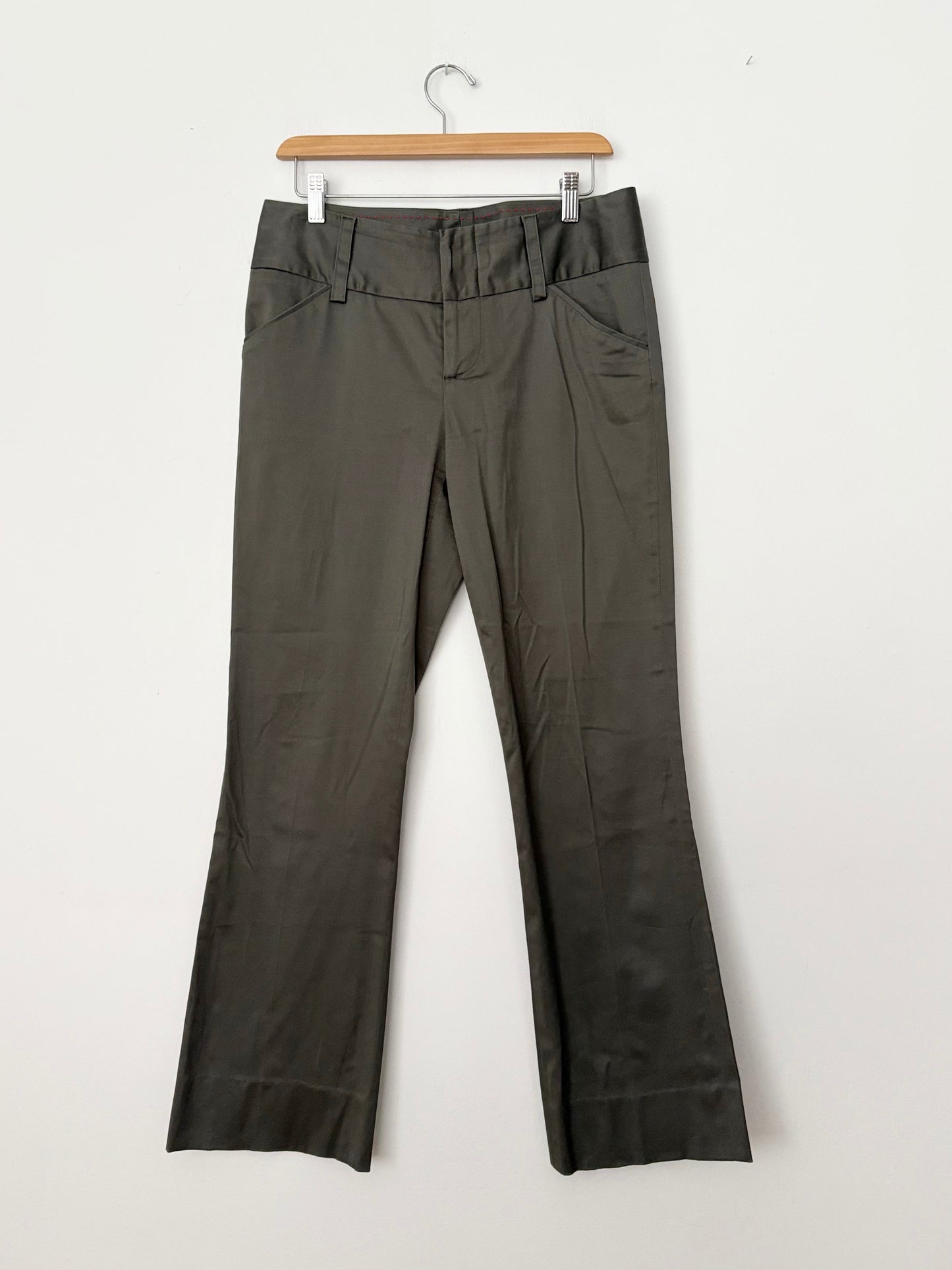 Pantalon de travail évasé Alice + Olivia, taille S/M