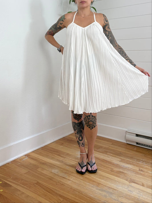 LBLC The label mini robe plissée Norma Taille M