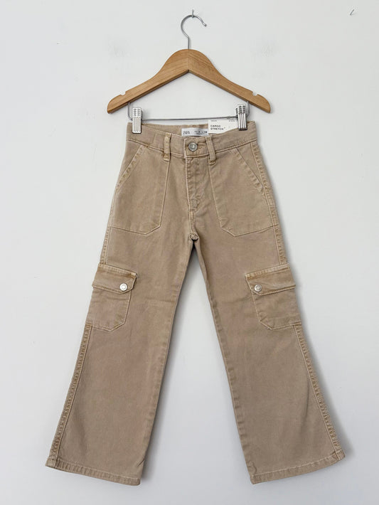 Zara cargo stretch jeans 6Y