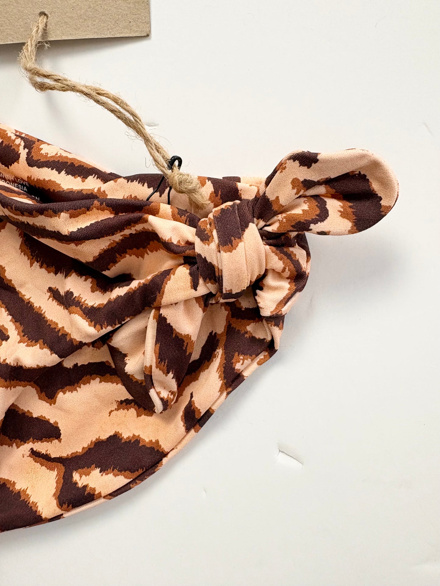 Stone Fox swim zebra print 2 piece swimsuit 5/6T