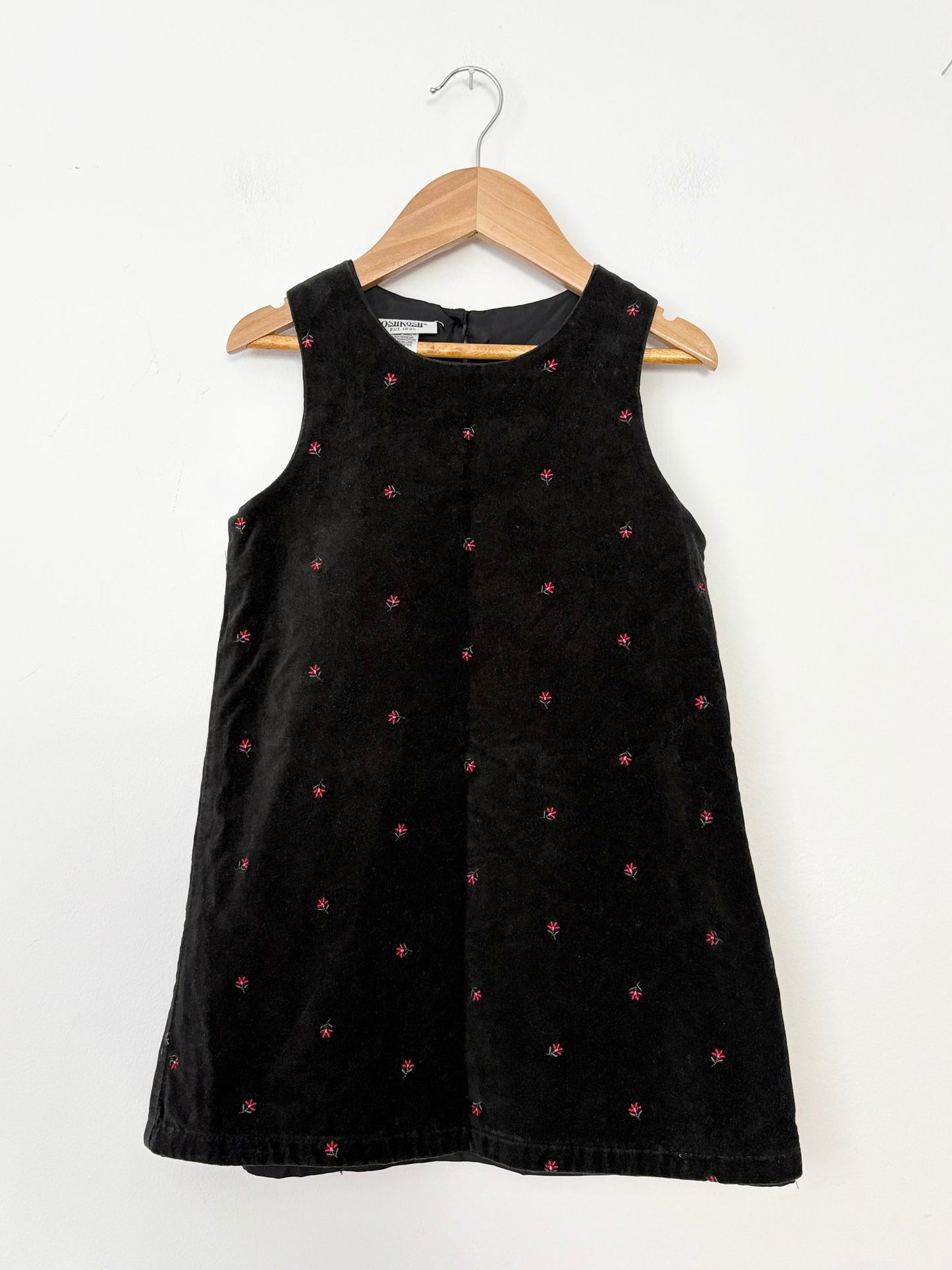 Vintage oshkosh velvet dress 5Y