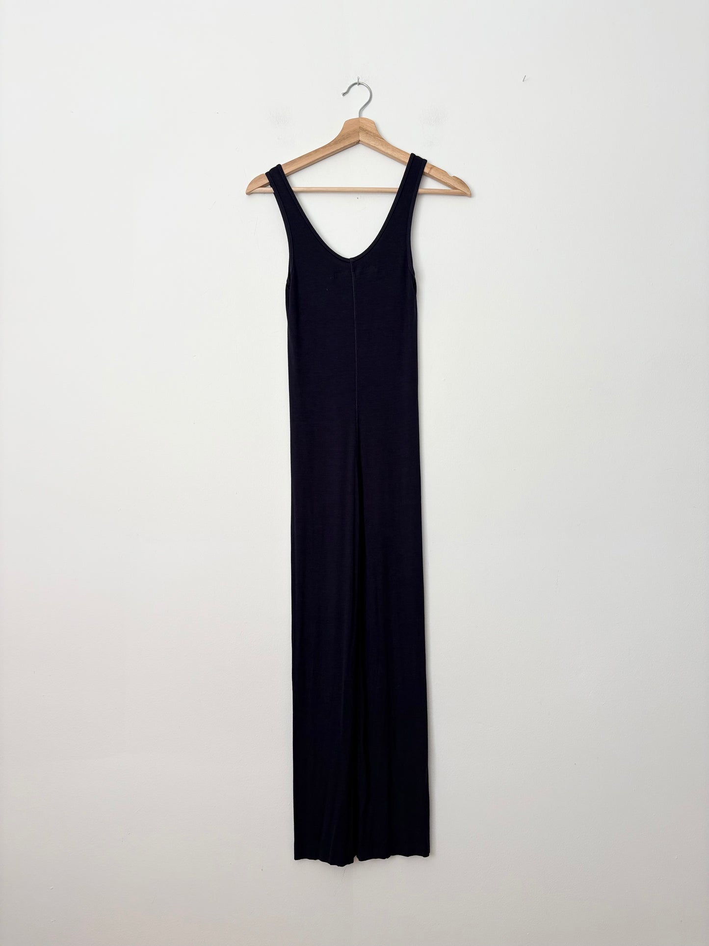 Enza costa silk blend ribbed maxi dress Small