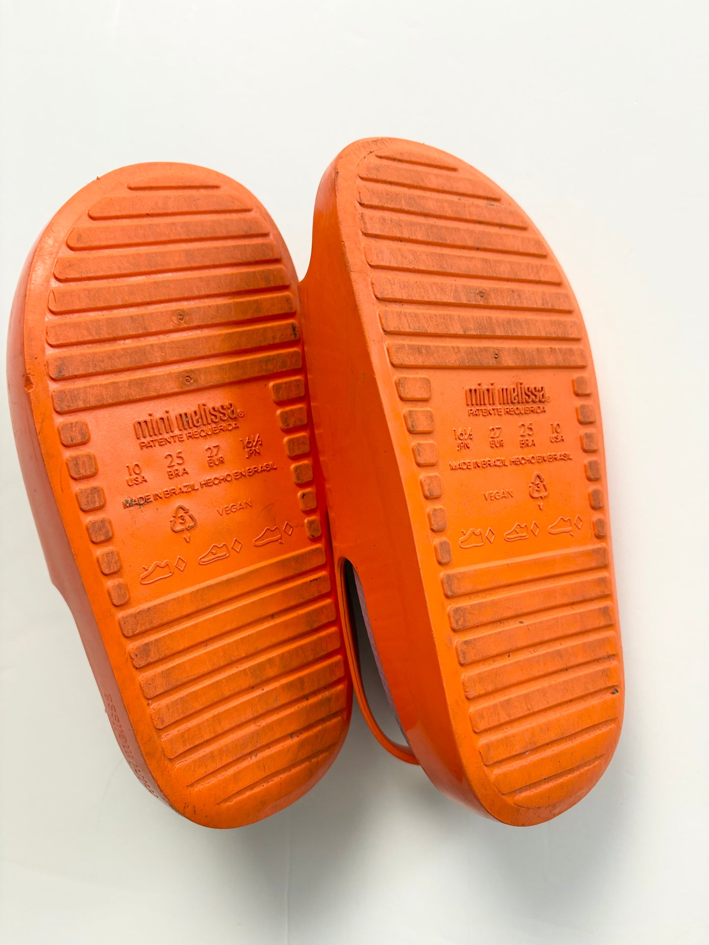 Mini Melissa Jelly sandals US10