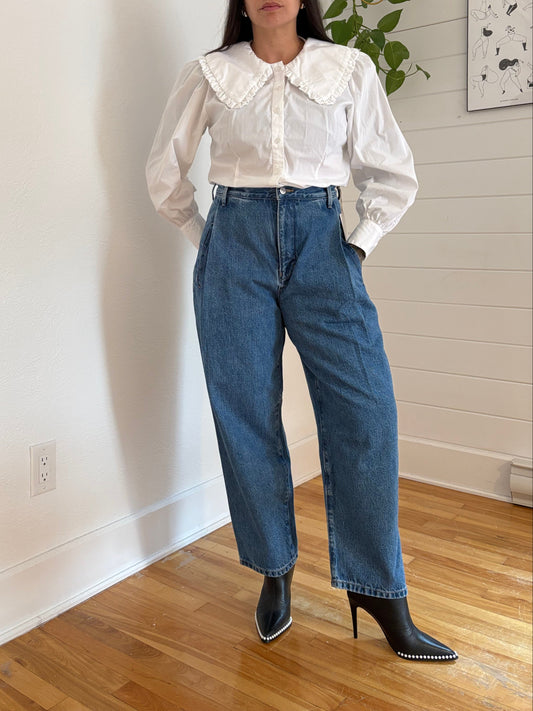 Etica relaxed pleated balloon jeans W28