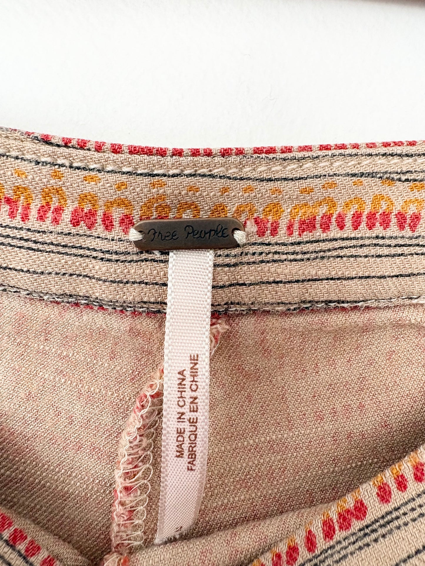 Short court en lin mélangé Free People Maya S/M