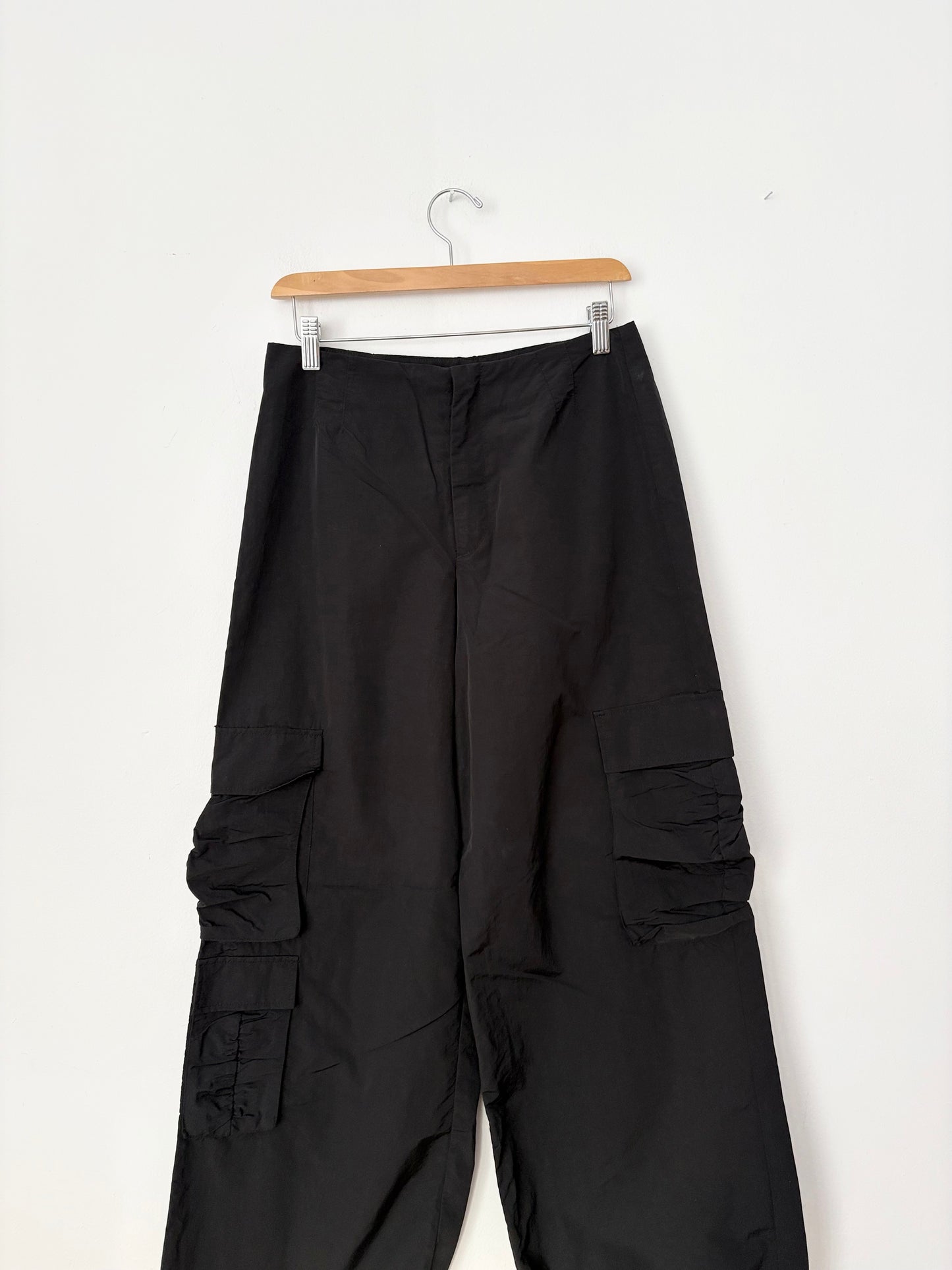 Pantalon cargo parachute Zara S/M