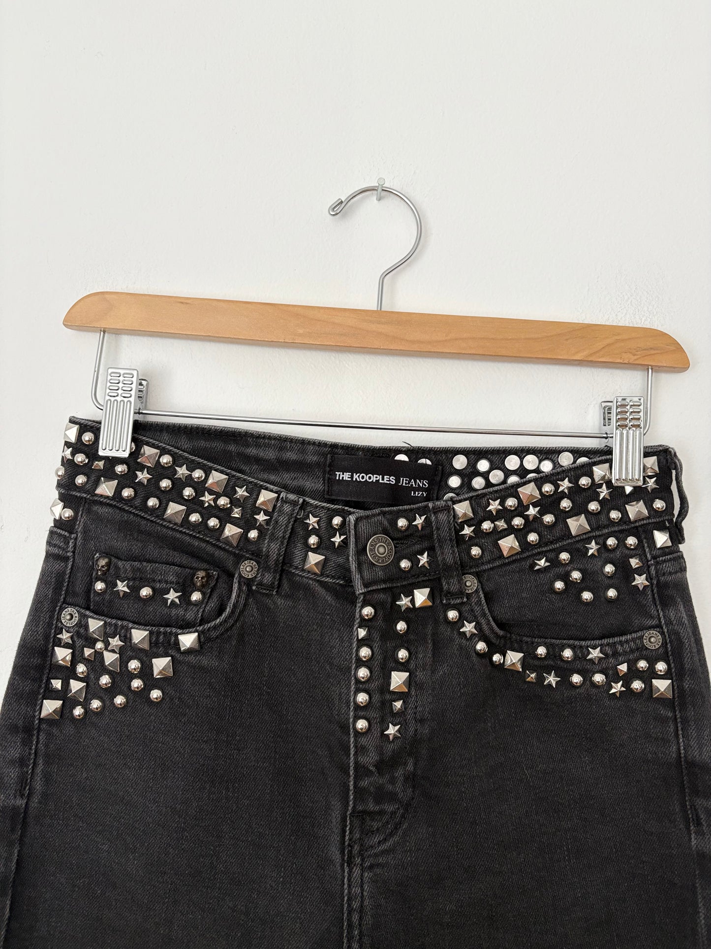 The kooples lizy studded slim jeans W26