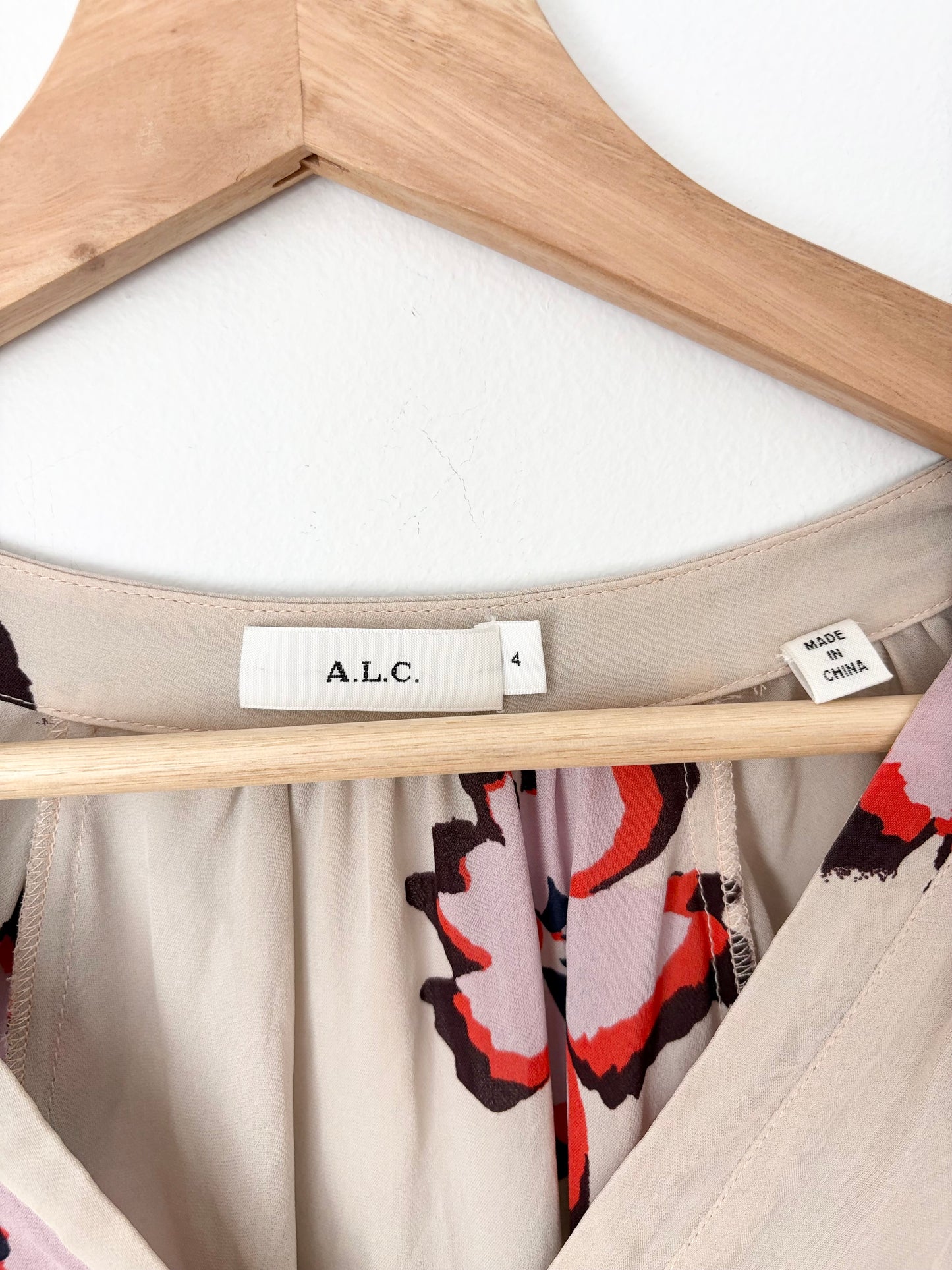 Chemisier en soie fleuri A.L.C Jules S/M