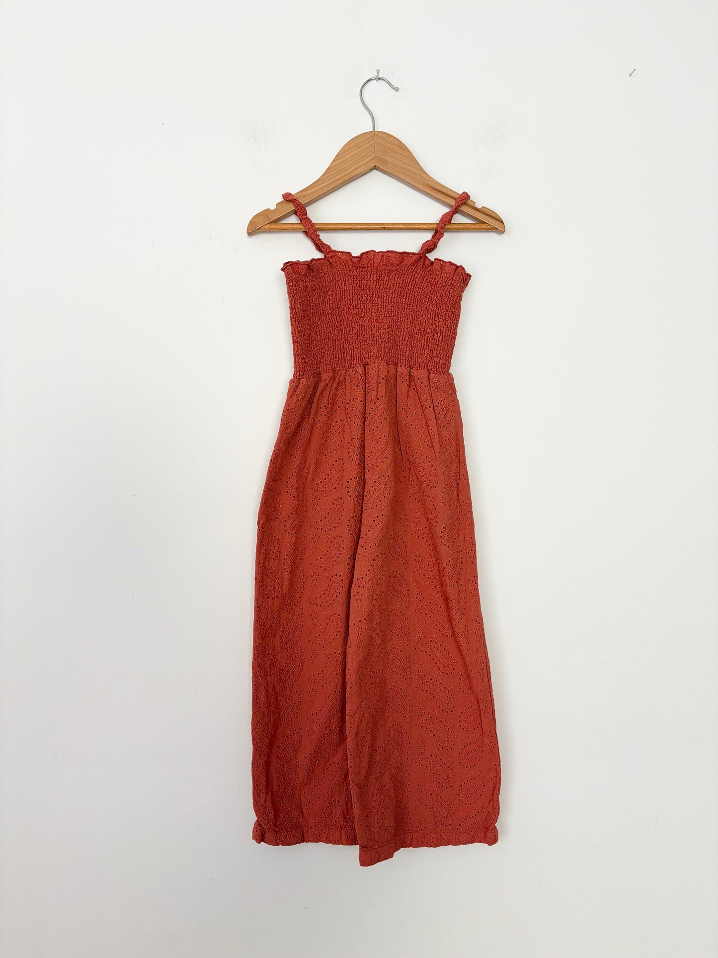 Hundred pieces eyelet jumpsuit 6Y